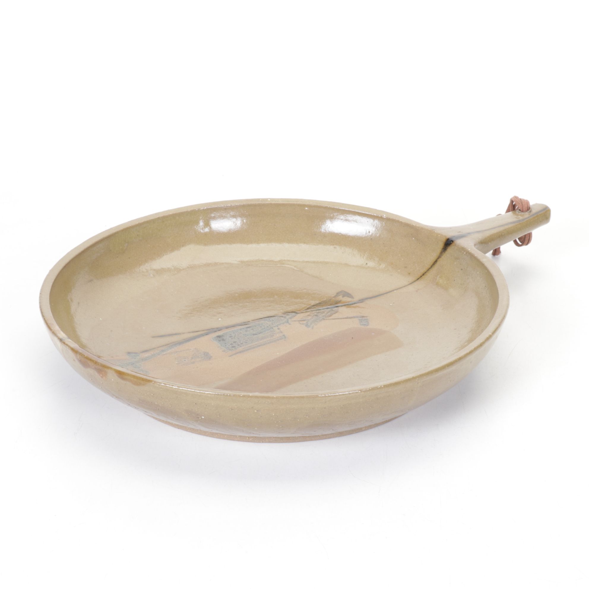 Artisan Rustic Brown Glaze Stoneware Skillets