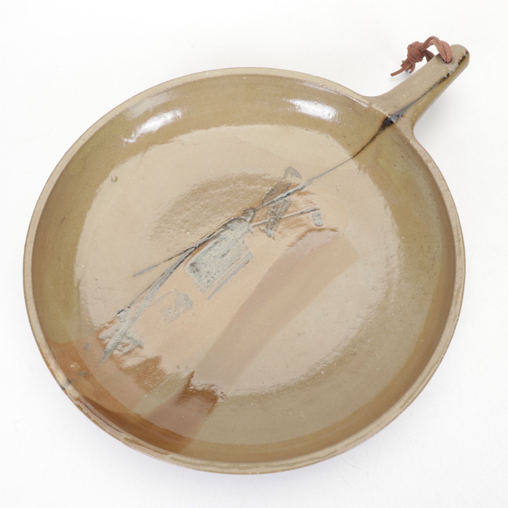 Artisan Rustic Brown Glaze Stoneware Skillets