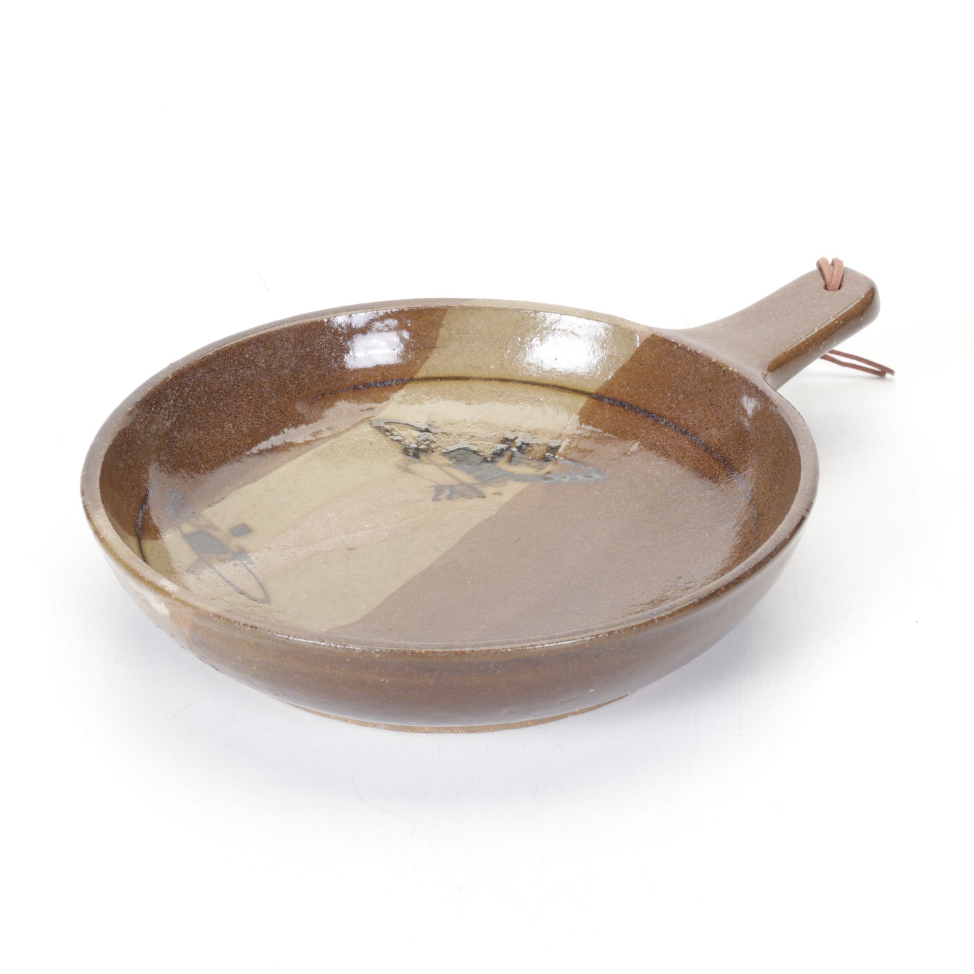 Artisan Rustic Brown Glaze Stoneware Skillets
