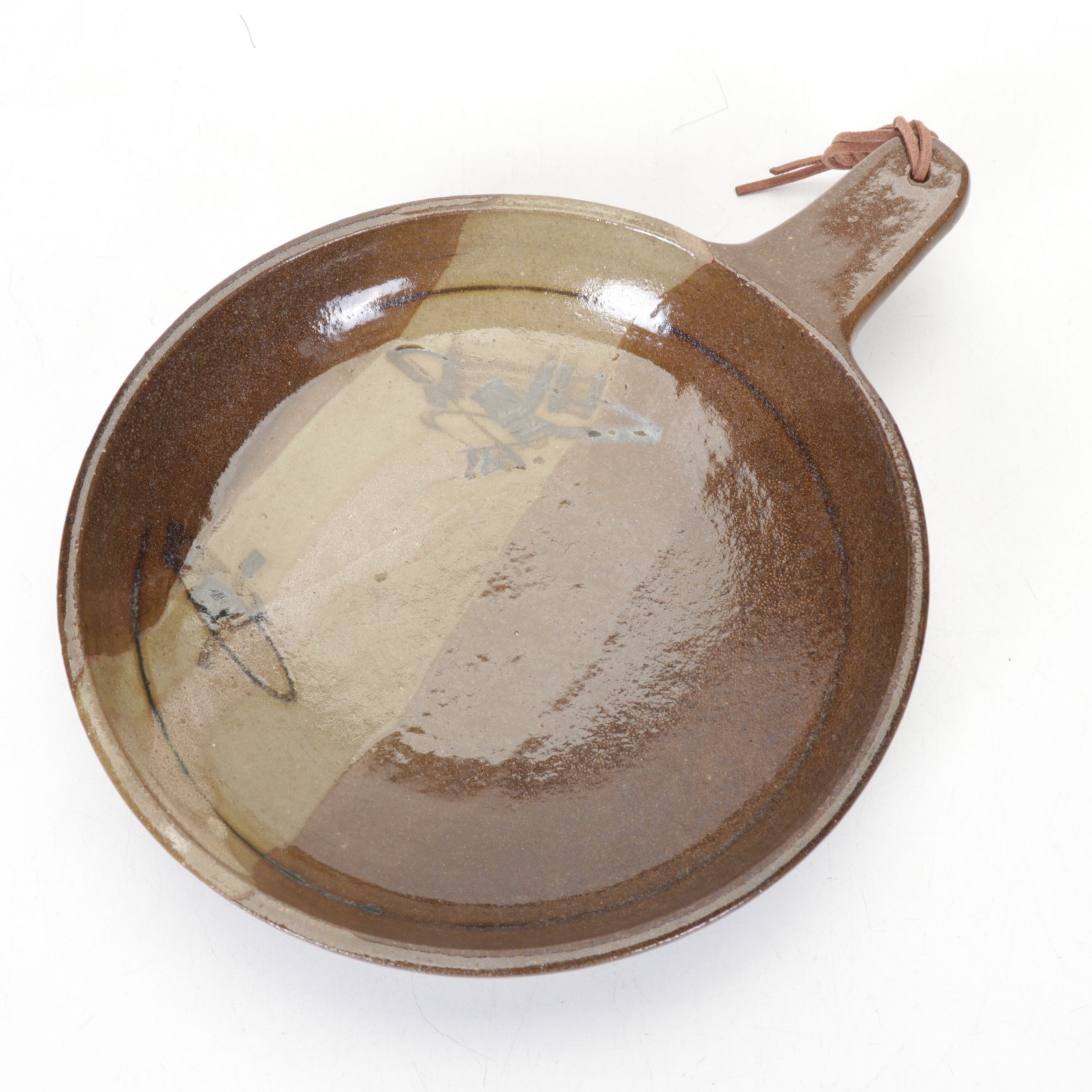 Artisan Rustic Brown Glaze Stoneware Skillets