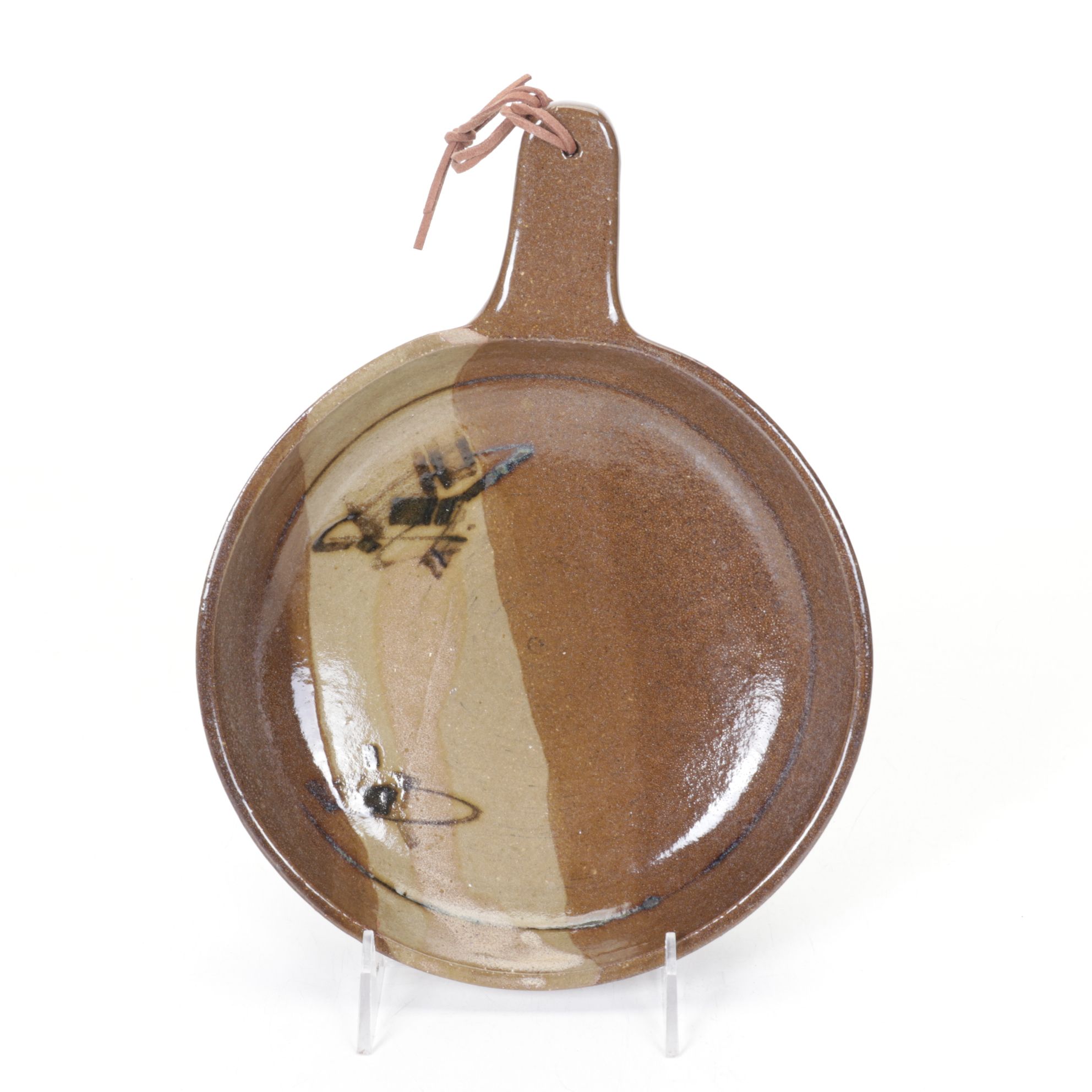 Artisan Rustic Brown Glaze Stoneware Skillets