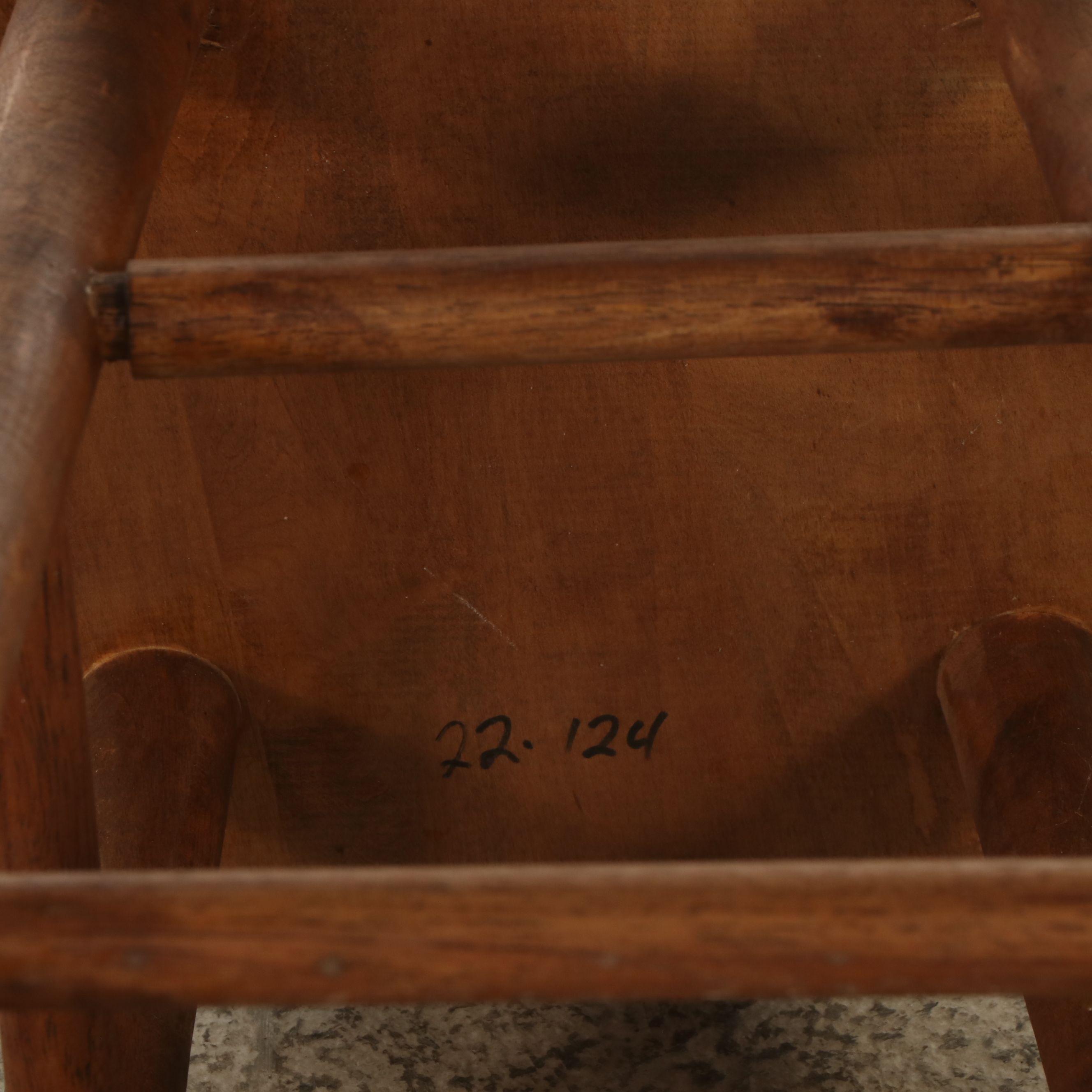 American Swivel Adjustable Height and Other Colonial Style Wooden Stools