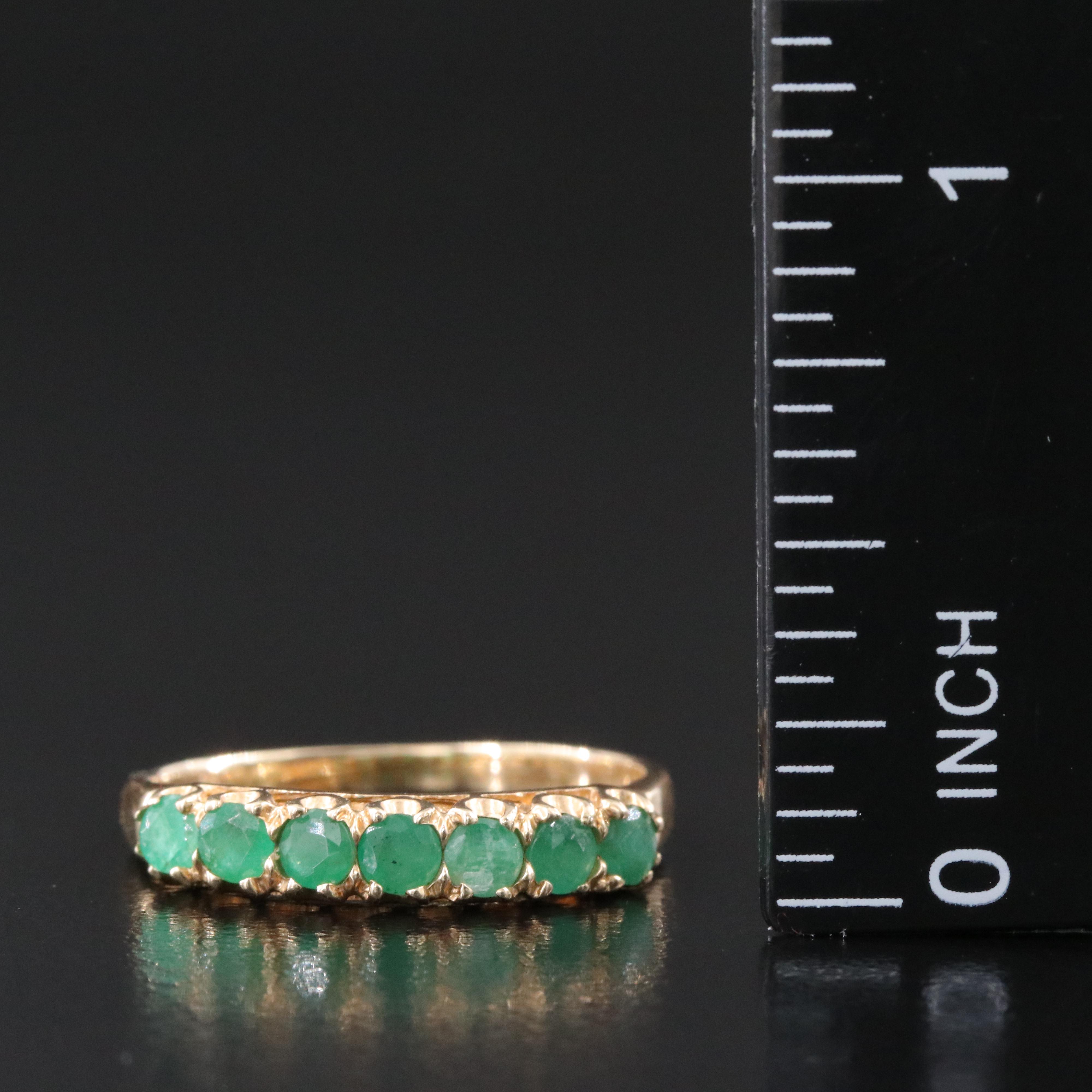 10K Emerald Ring