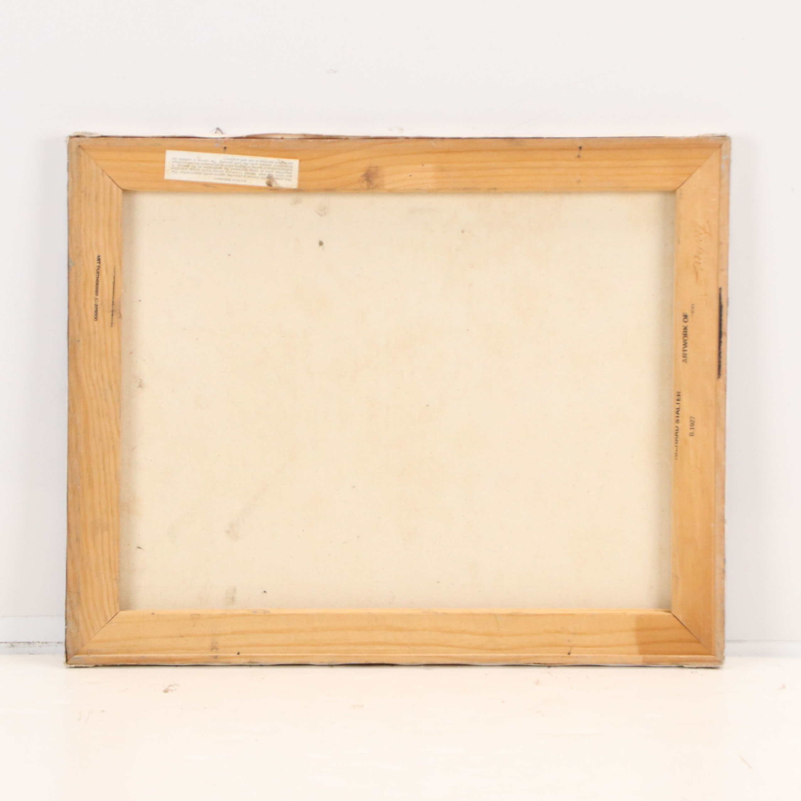 Richard Stalter Oil Painting of Grain Mill, 20th Century