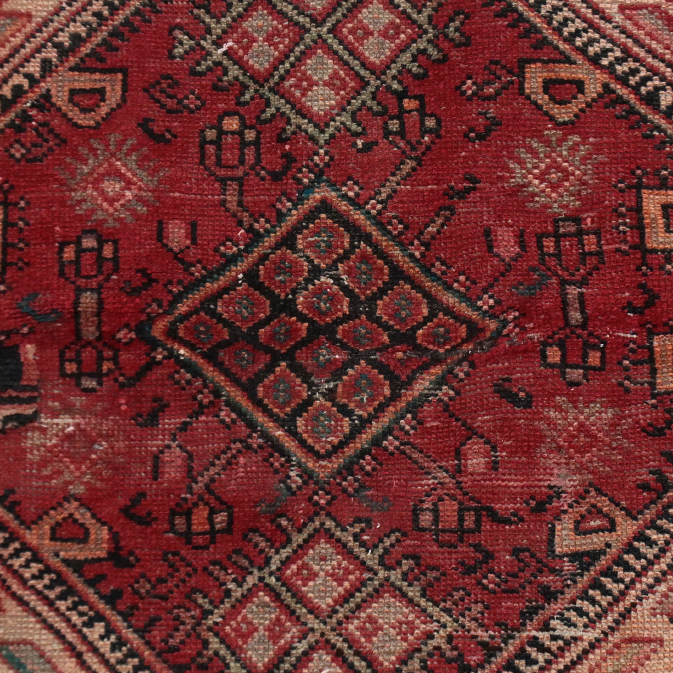 3'6 x 7'4 Hand-Knotted Persian Tuyserkan Area Rug
