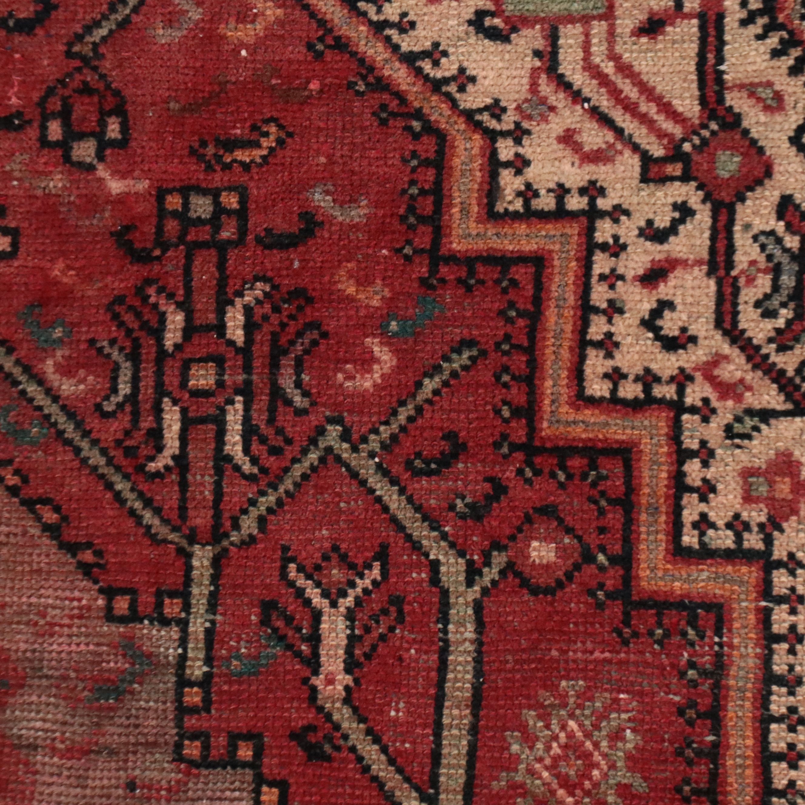 3'6 x 7'4 Hand-Knotted Persian Tuyserkan Area Rug