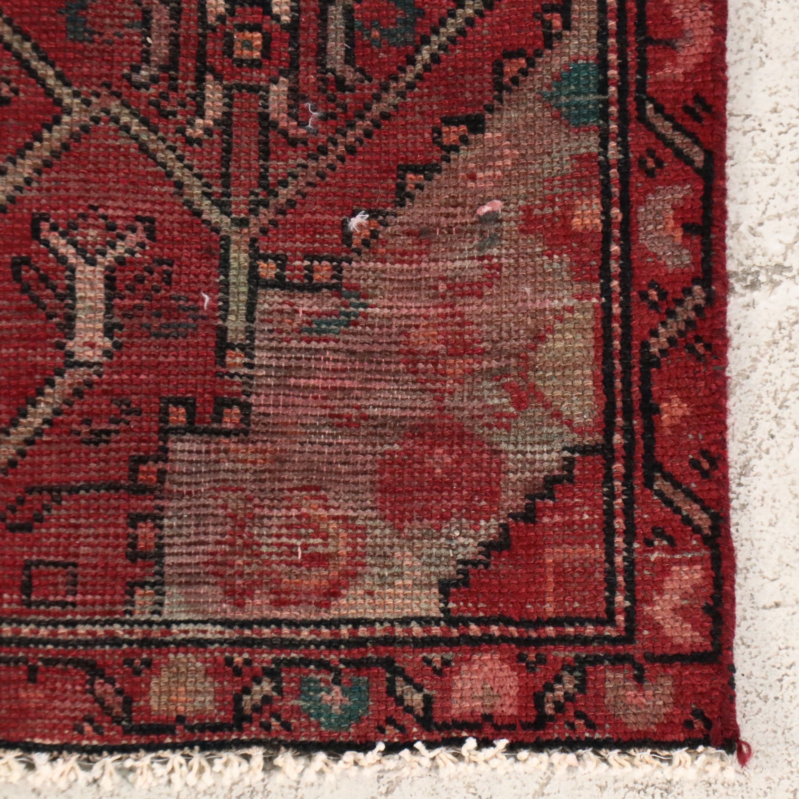 3'6 x 7'4 Hand-Knotted Persian Tuyserkan Area Rug