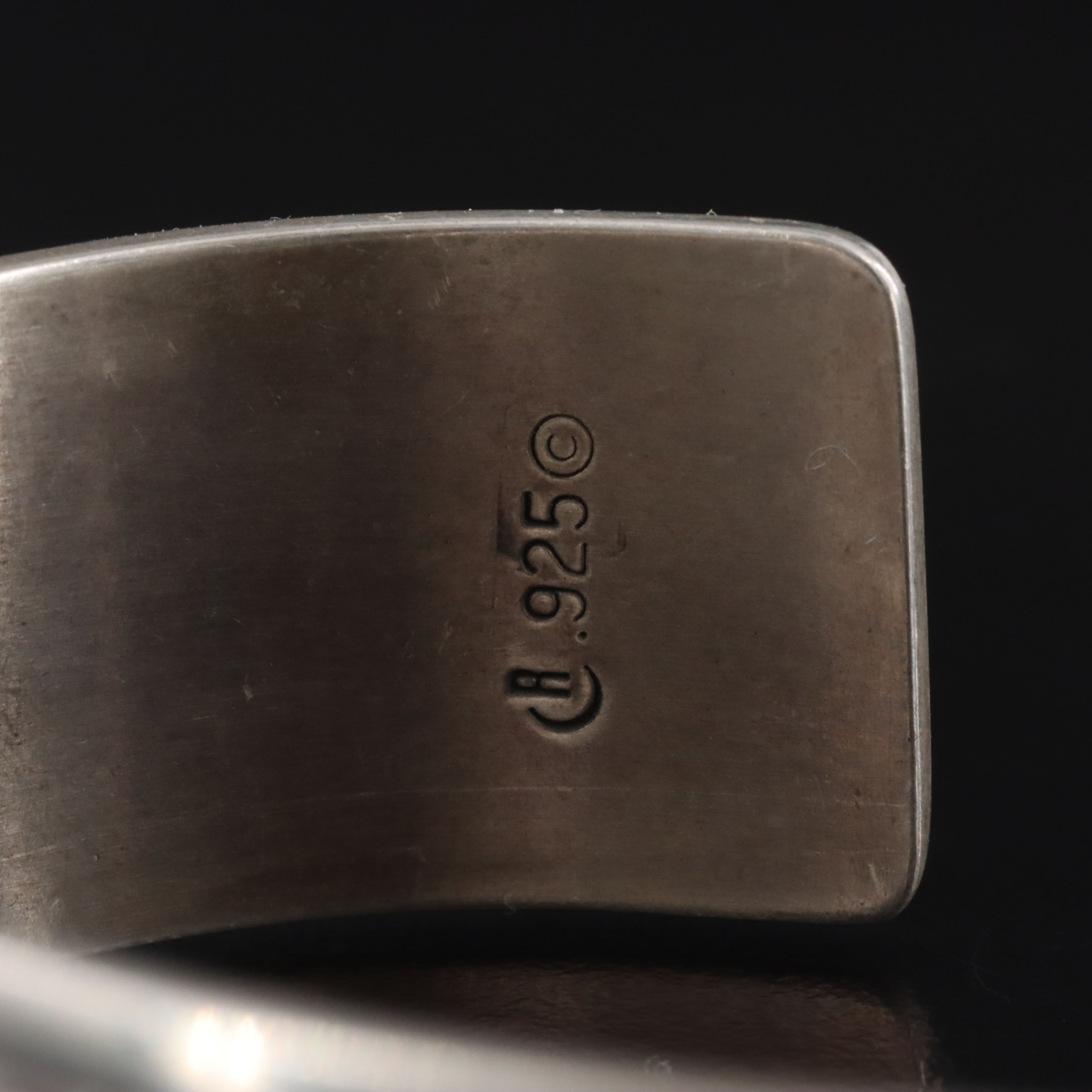 Roderick & Marilyn Tenorio Kewa for Relios Sterling Heartline Bear Cuff