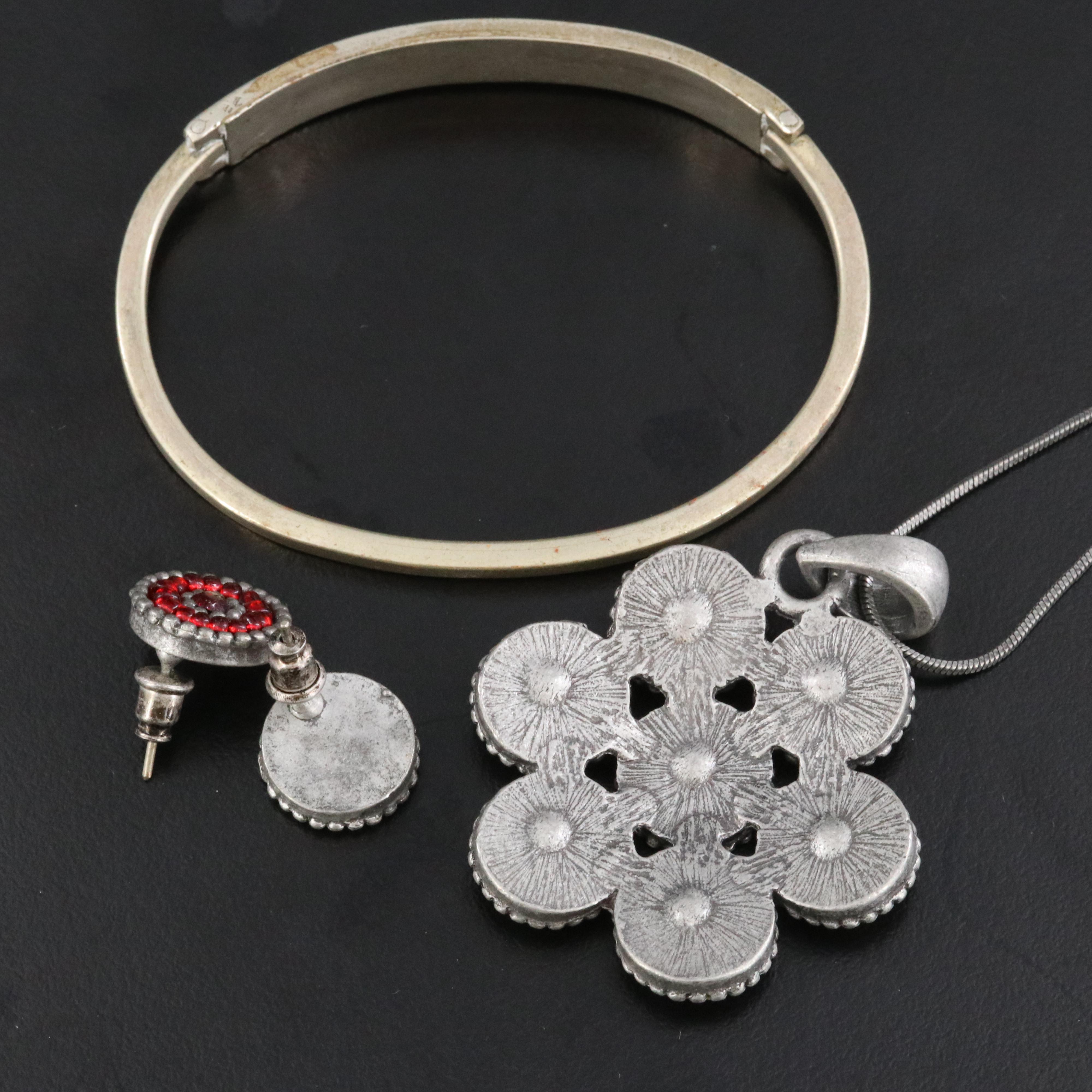 Bead Pendant and Earring Set Featured in Jewelry Collection