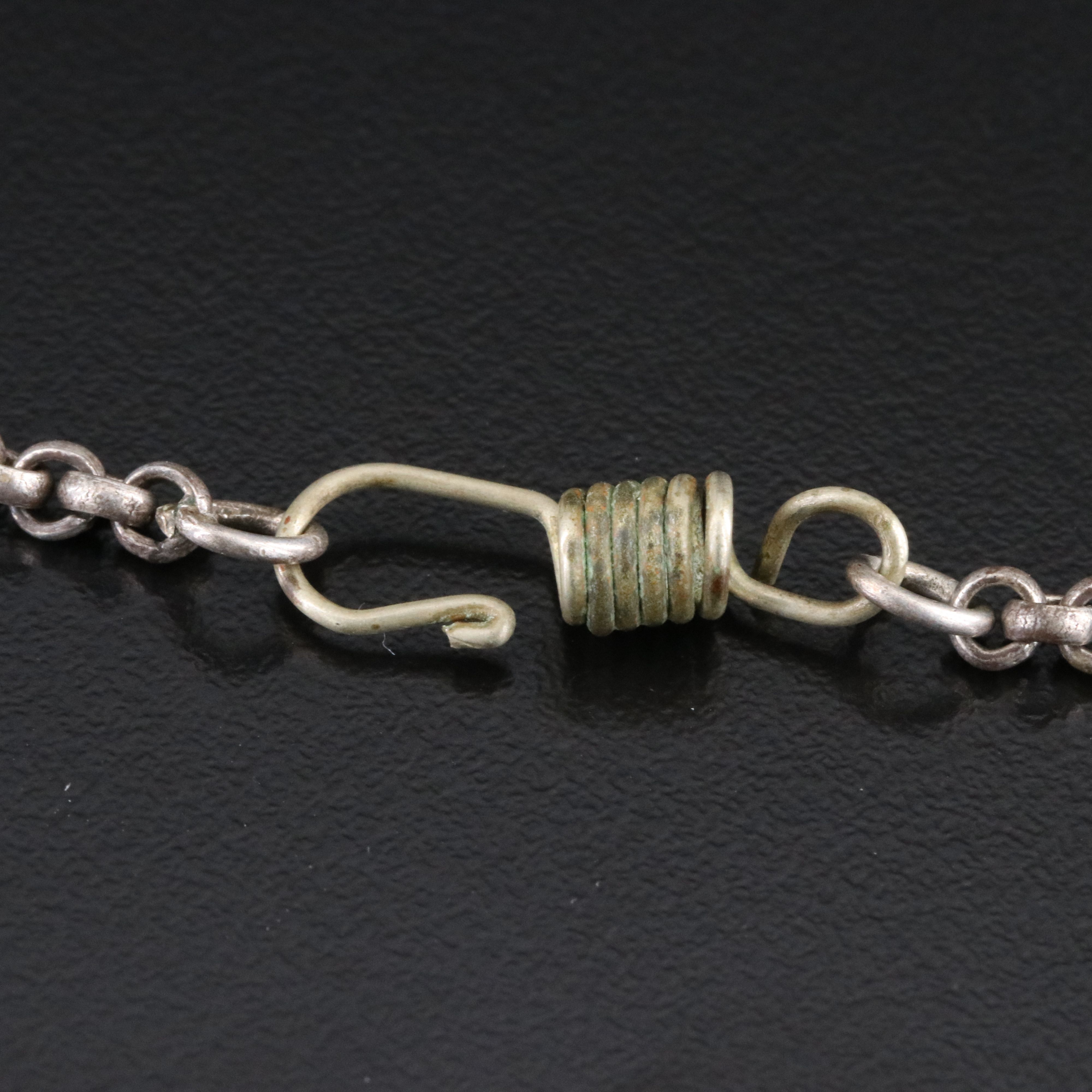 Berber Style Necklace with Sterling and Coral Beads