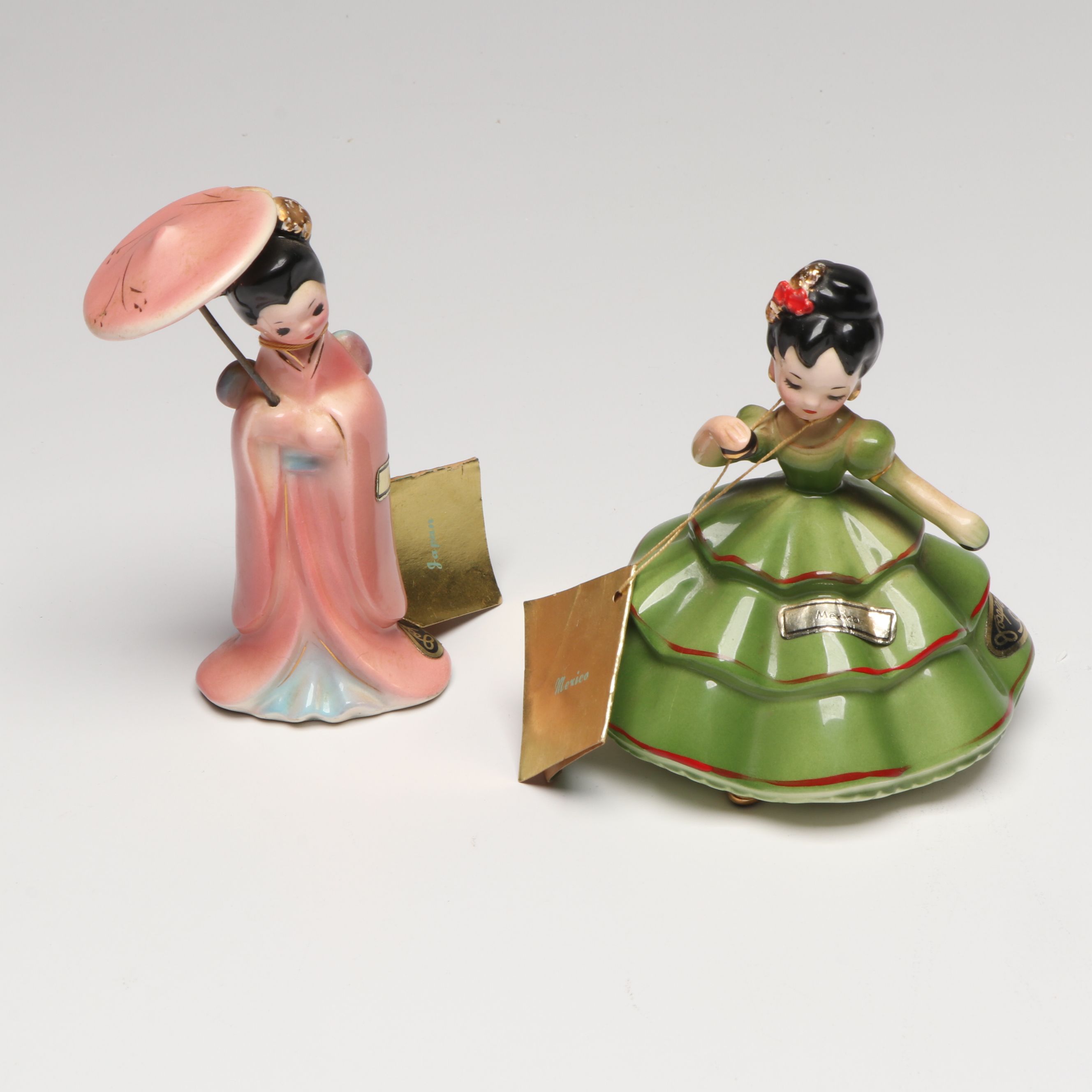 Josef "Holland," "Mexico" and More Figurines, Late 20th Century
