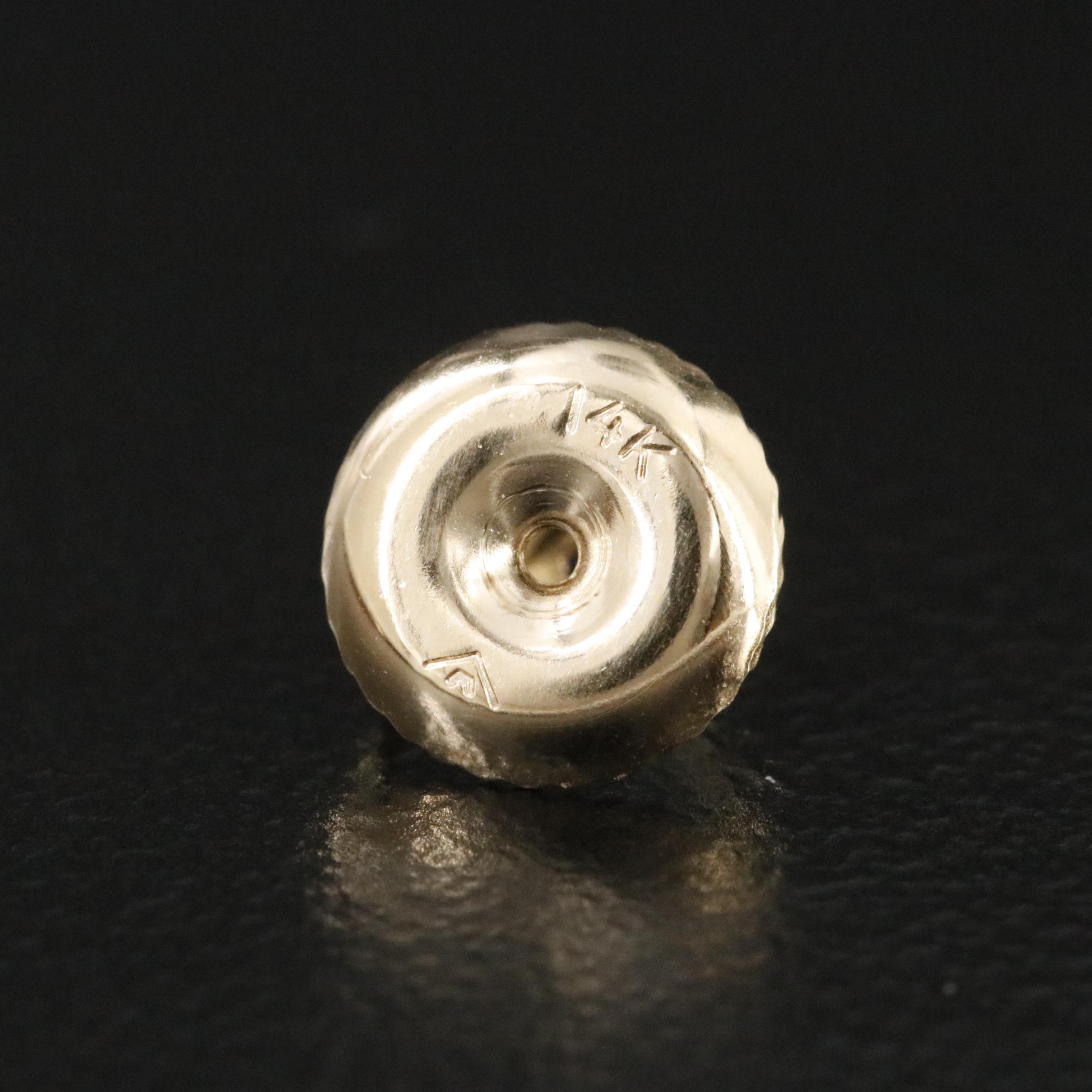 14K 3.01 CTW Lab Grown Diamond Stud Earrings with IGI Report