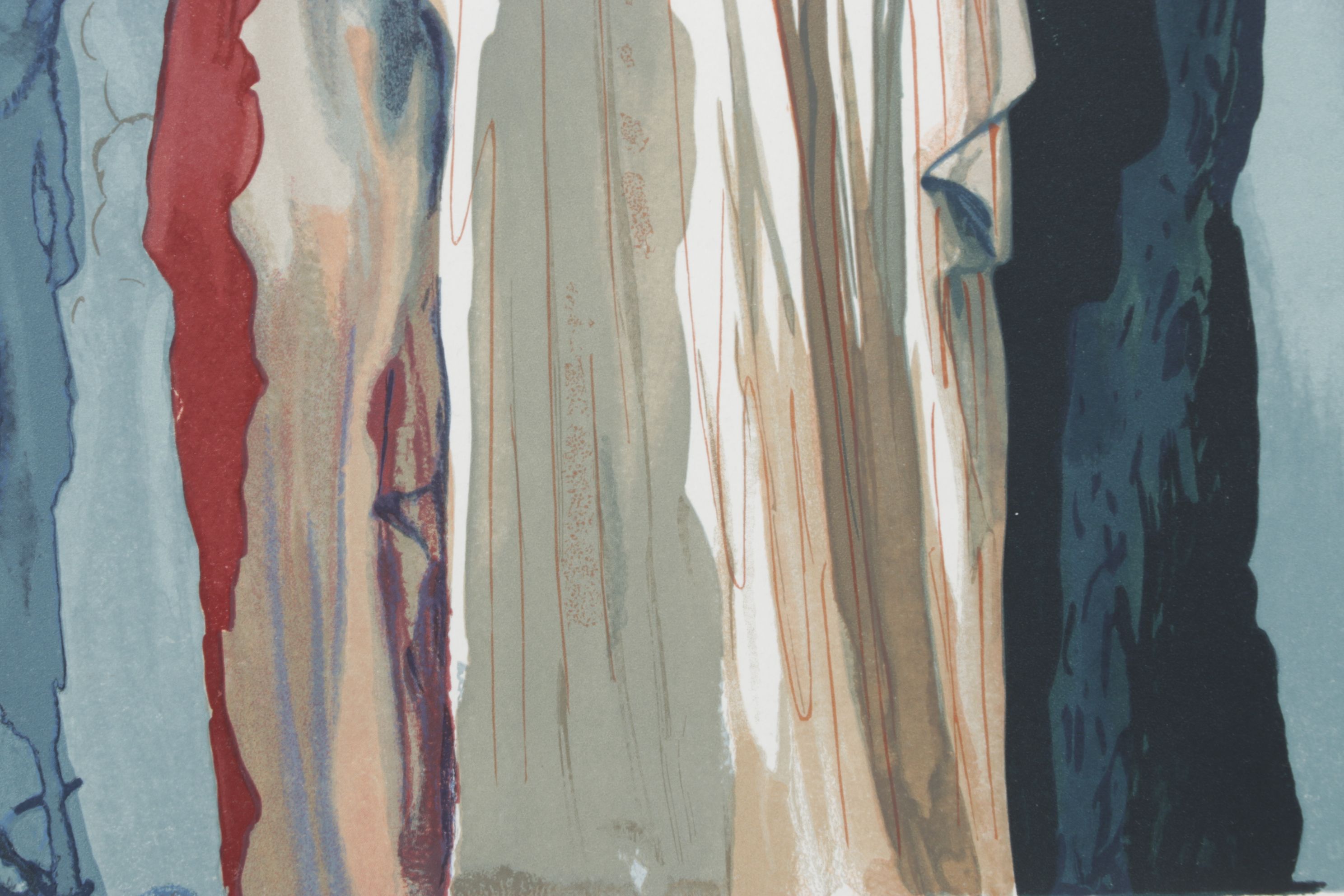 Salvador Dalí Wood Engraving "Les Hérétiques," 1960–1964