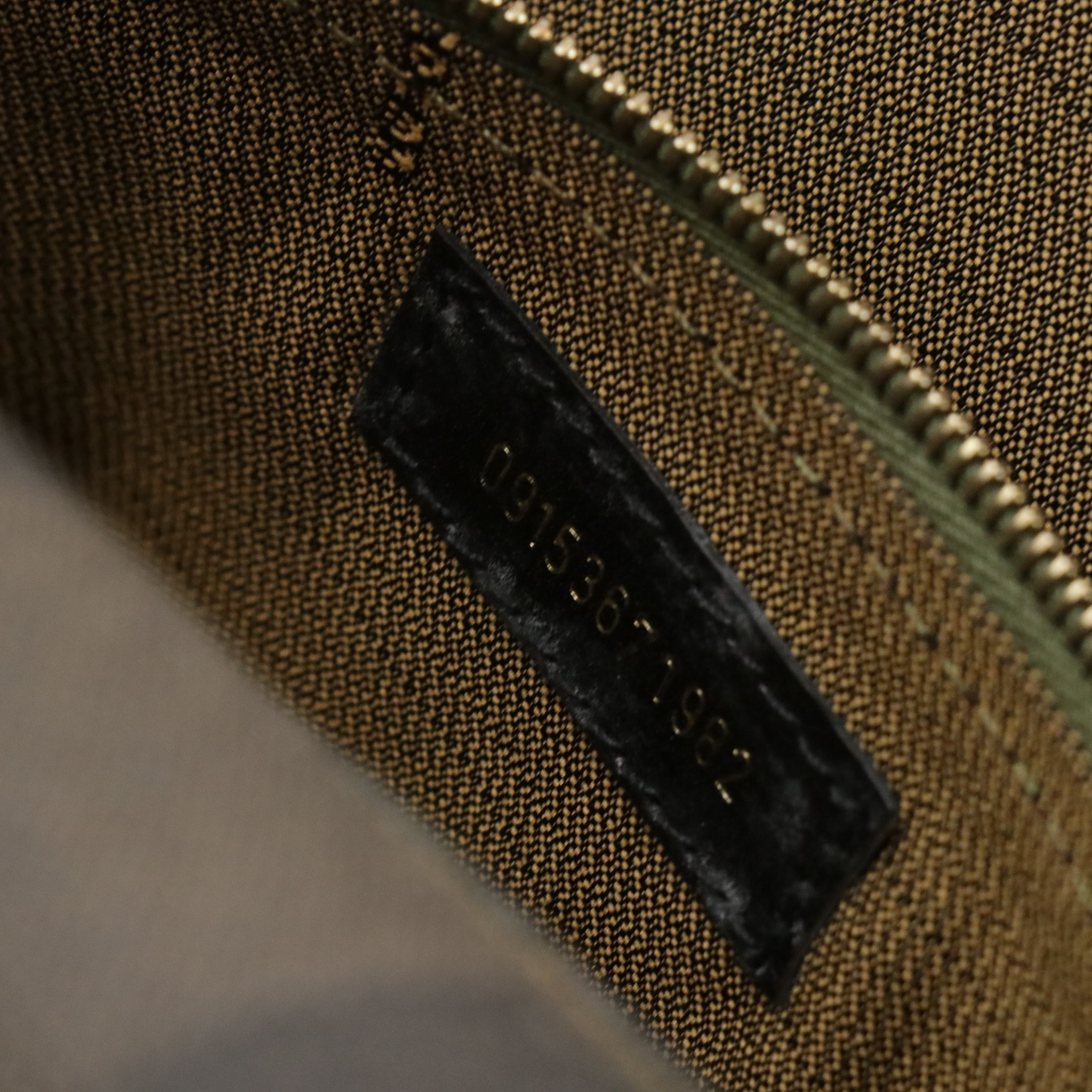 Fendi Envelope Flap Shoulder Bag in Pequin Canvas