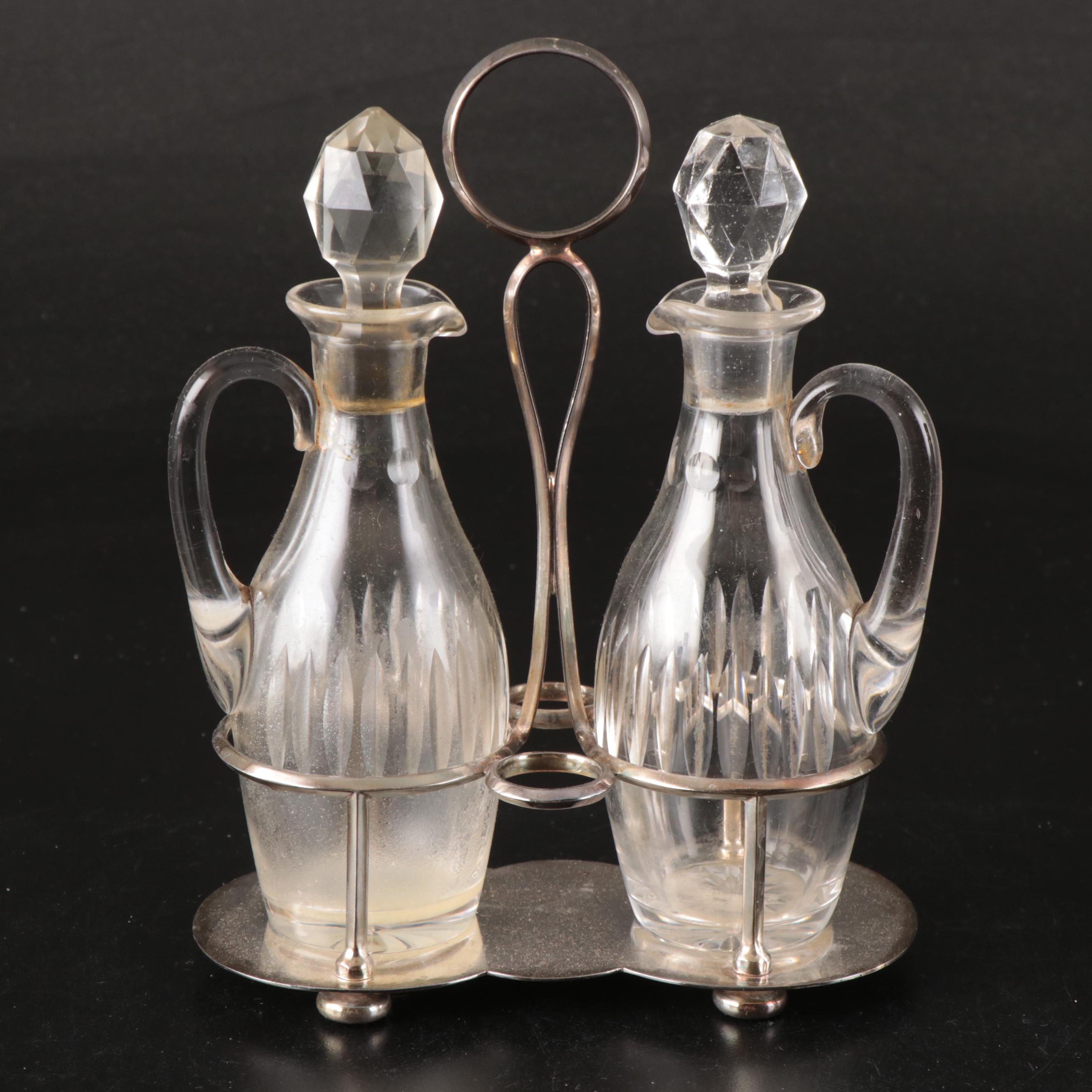 International Silver Gravy Boat, Dish with Other Cruet Set, Pitcher and More