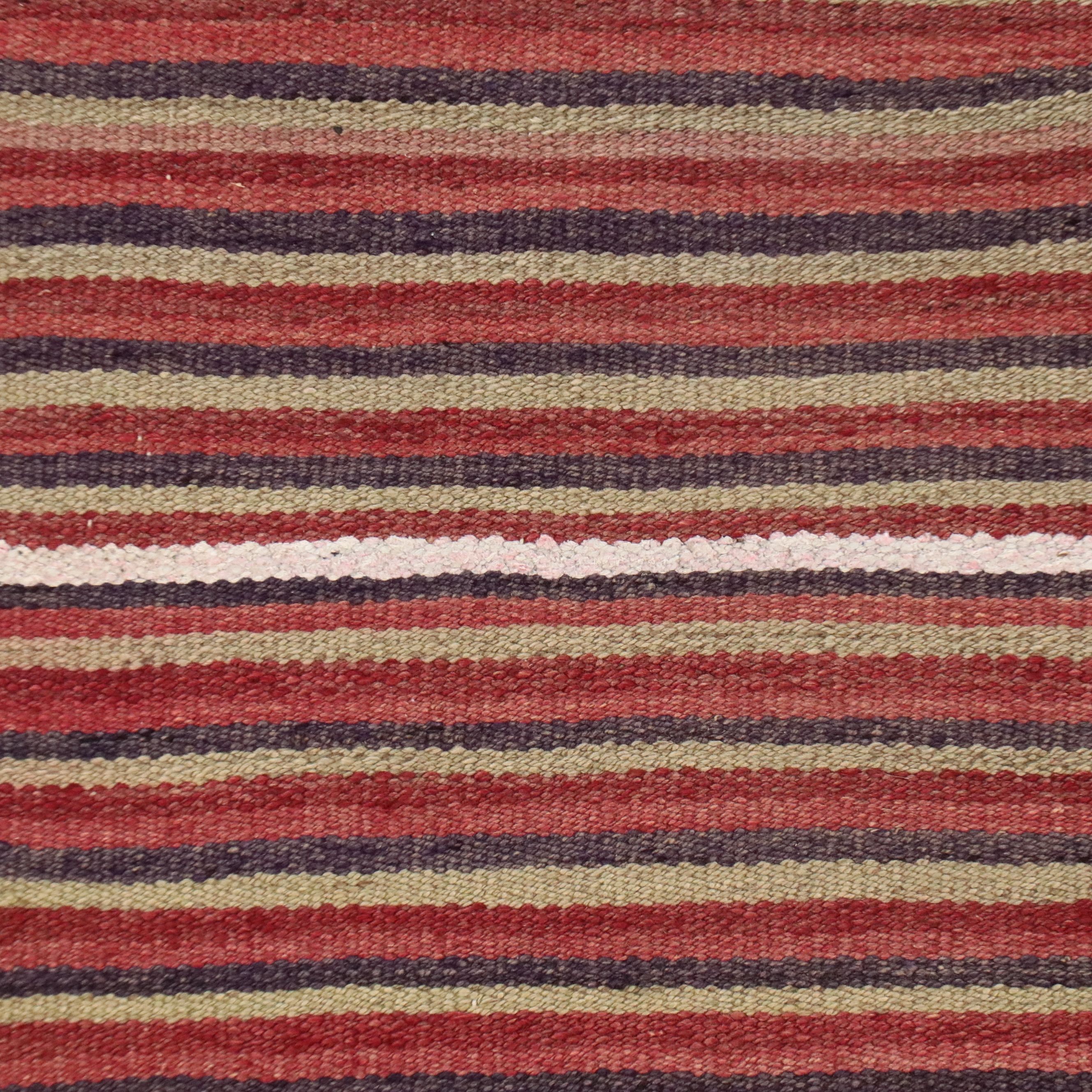 4'7 x 8'4 Handwoven Turkish Striped Area Rug