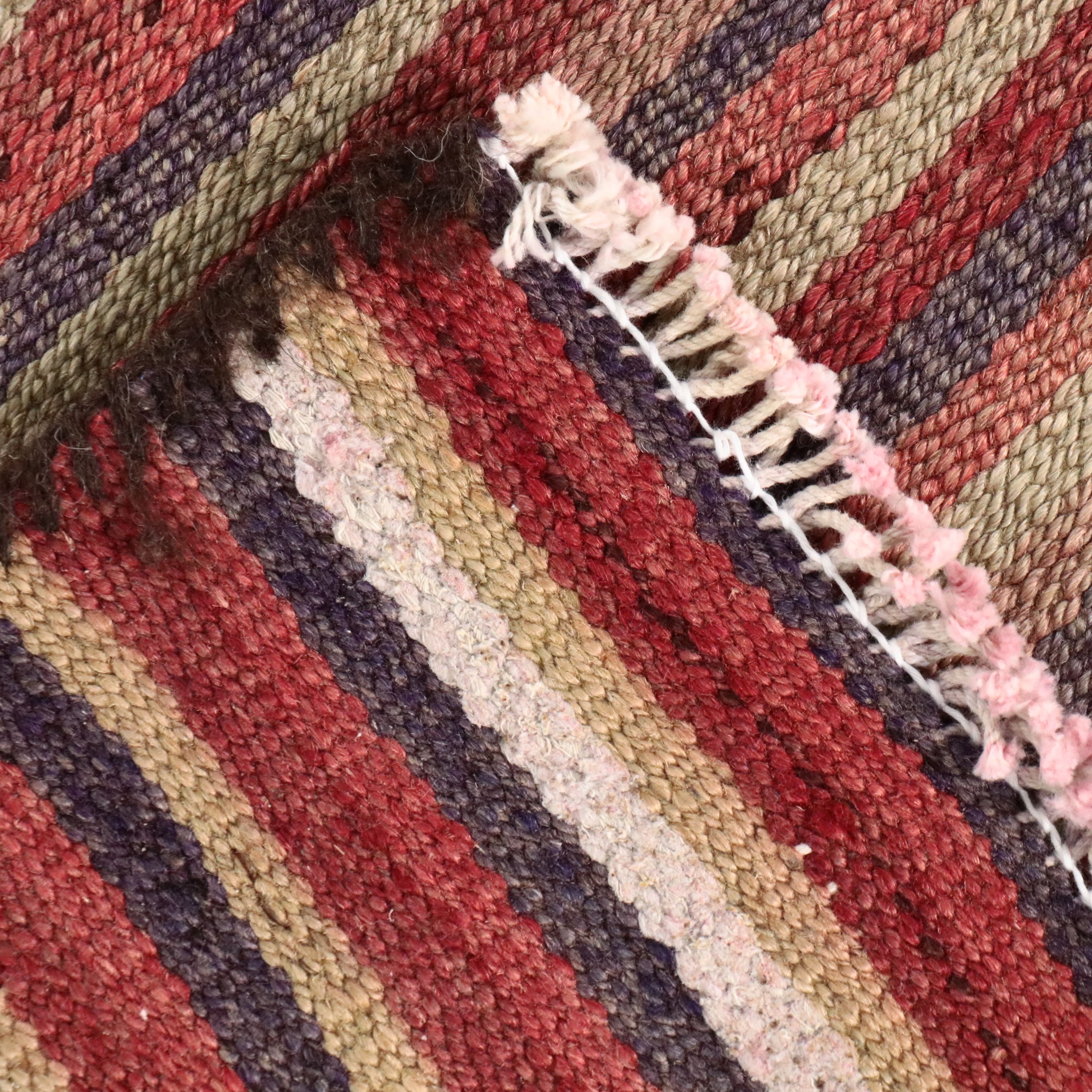 4'7 x 8'4 Handwoven Turkish Striped Area Rug