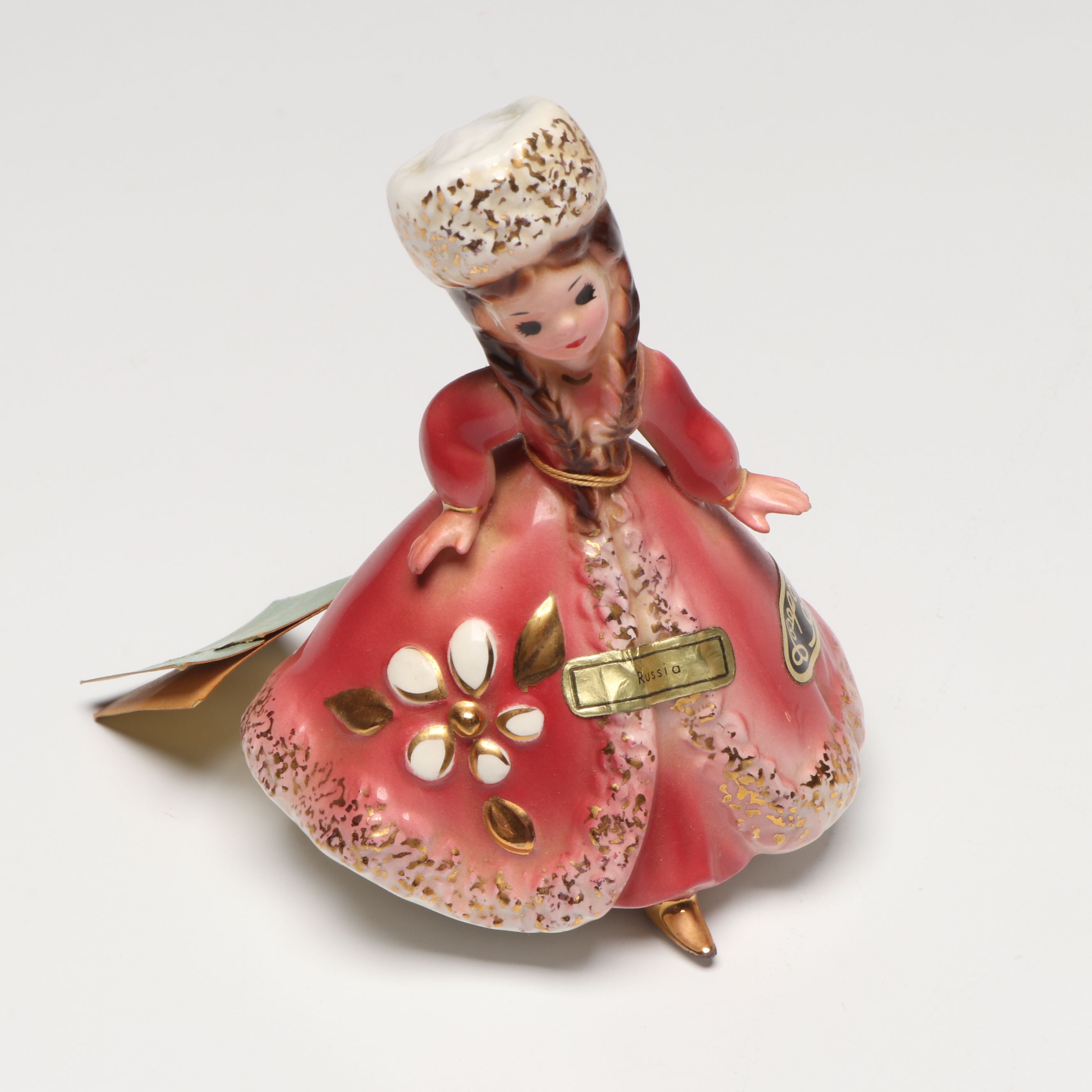 Josef "Russia," "Ireland," "England" with More Figurines and Bells, Late 20th C.