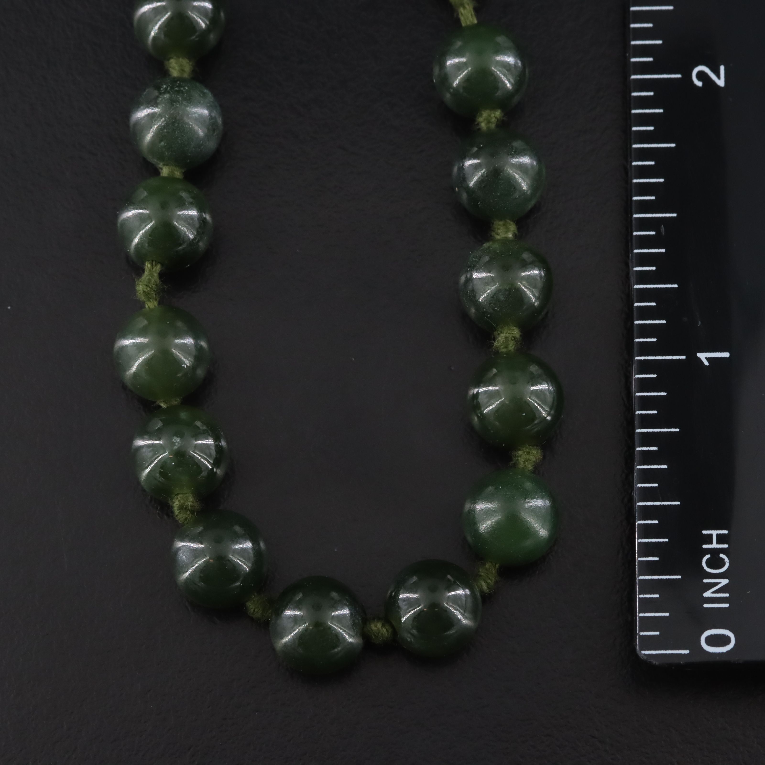 Nephrite Necklace and Longevity Pendant Earrings