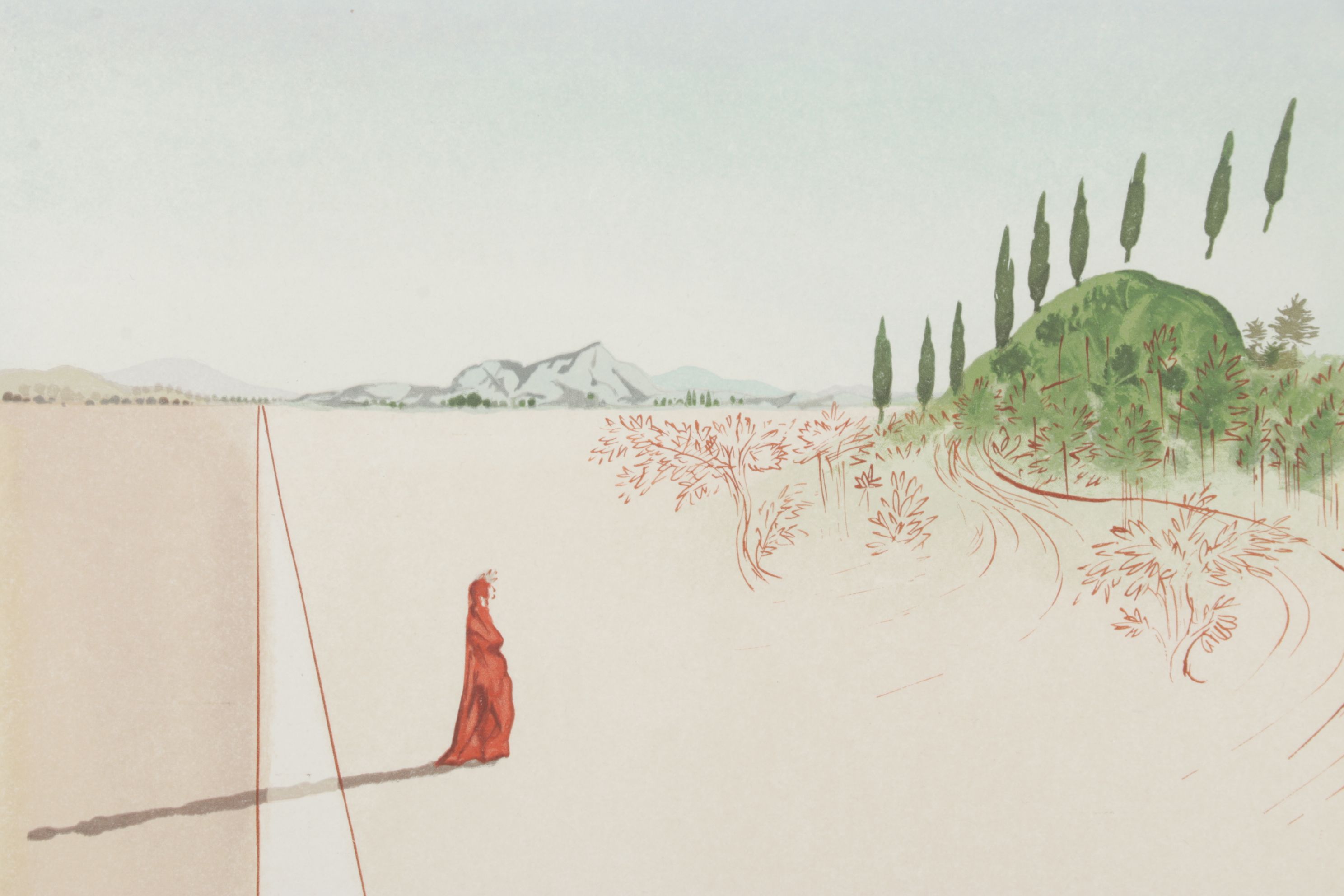 Salvador Dalí Wood Engraving "Départ pour le Grand Voyage," 1960–1964