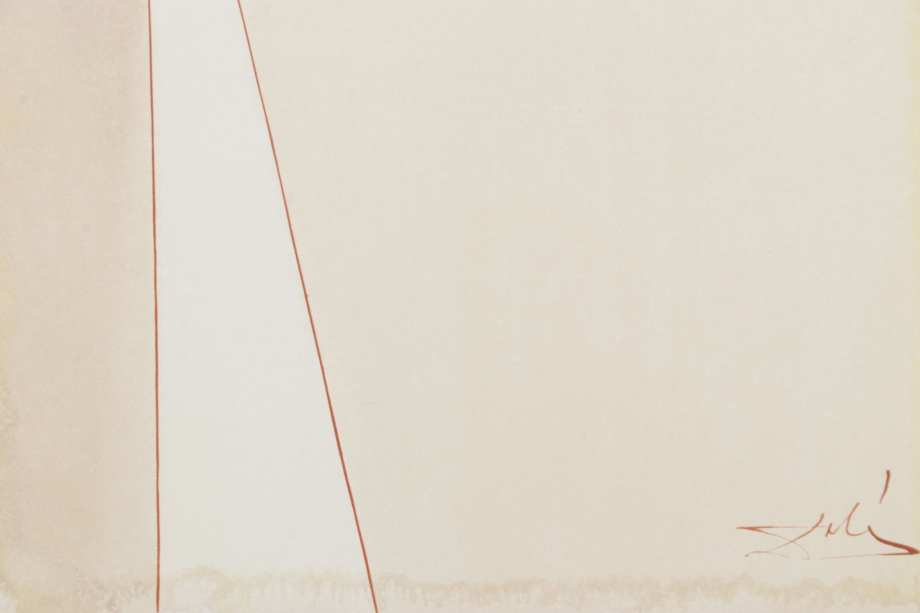 Salvador Dalí Wood Engraving "Départ pour le Grand Voyage," 1960–1964