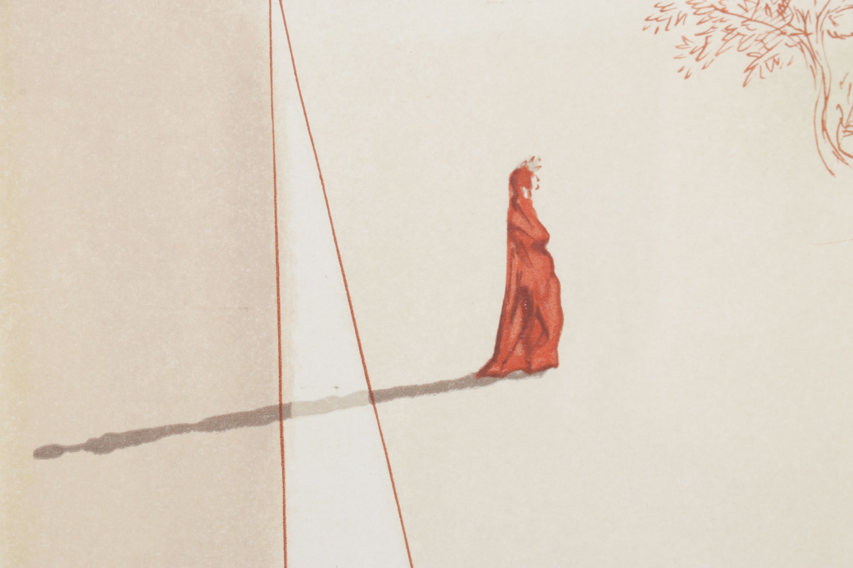 Salvador Dalí Wood Engraving "Départ pour le Grand Voyage," 1960–1964