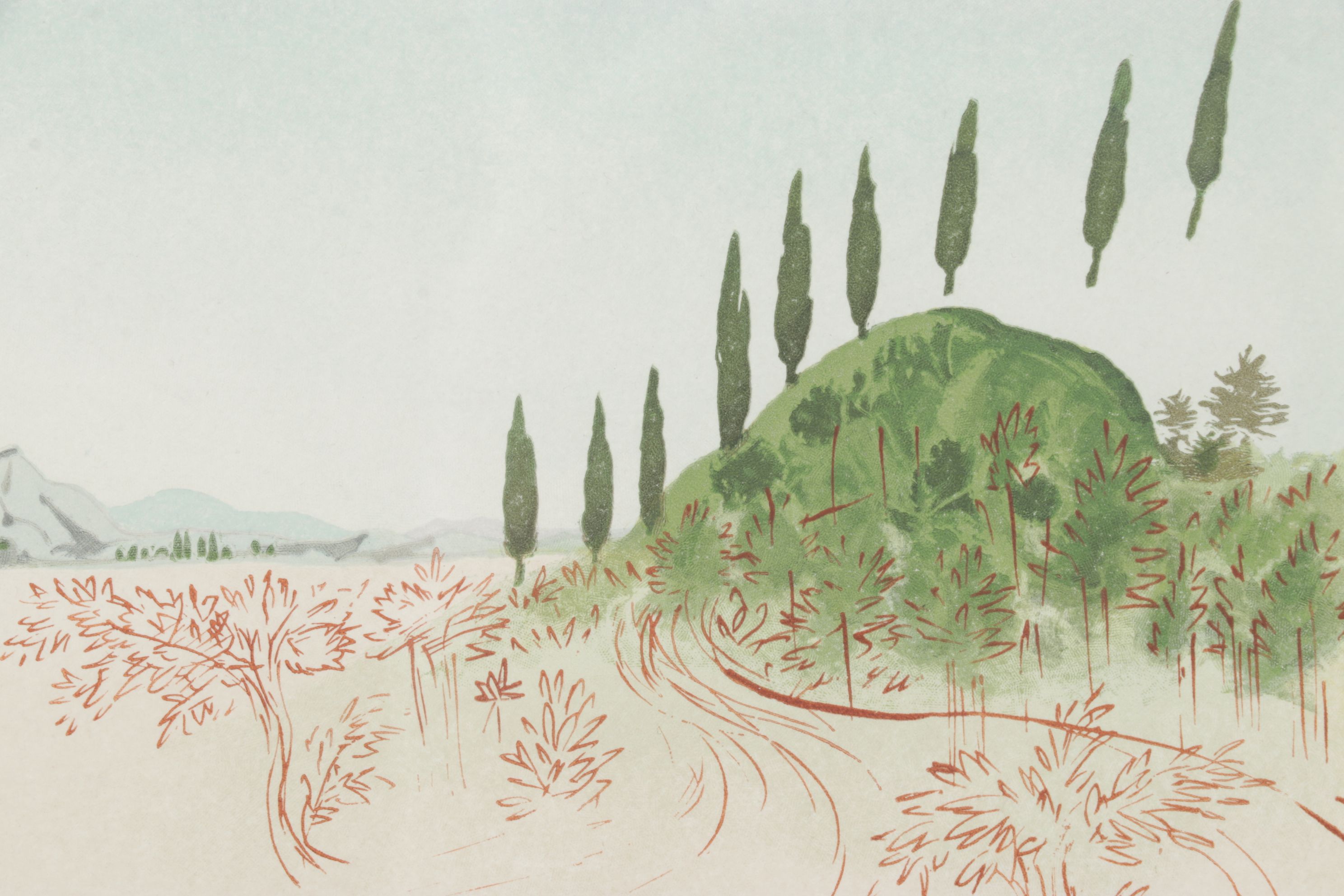 Salvador Dalí Wood Engraving "Départ pour le Grand Voyage," 1960–1964