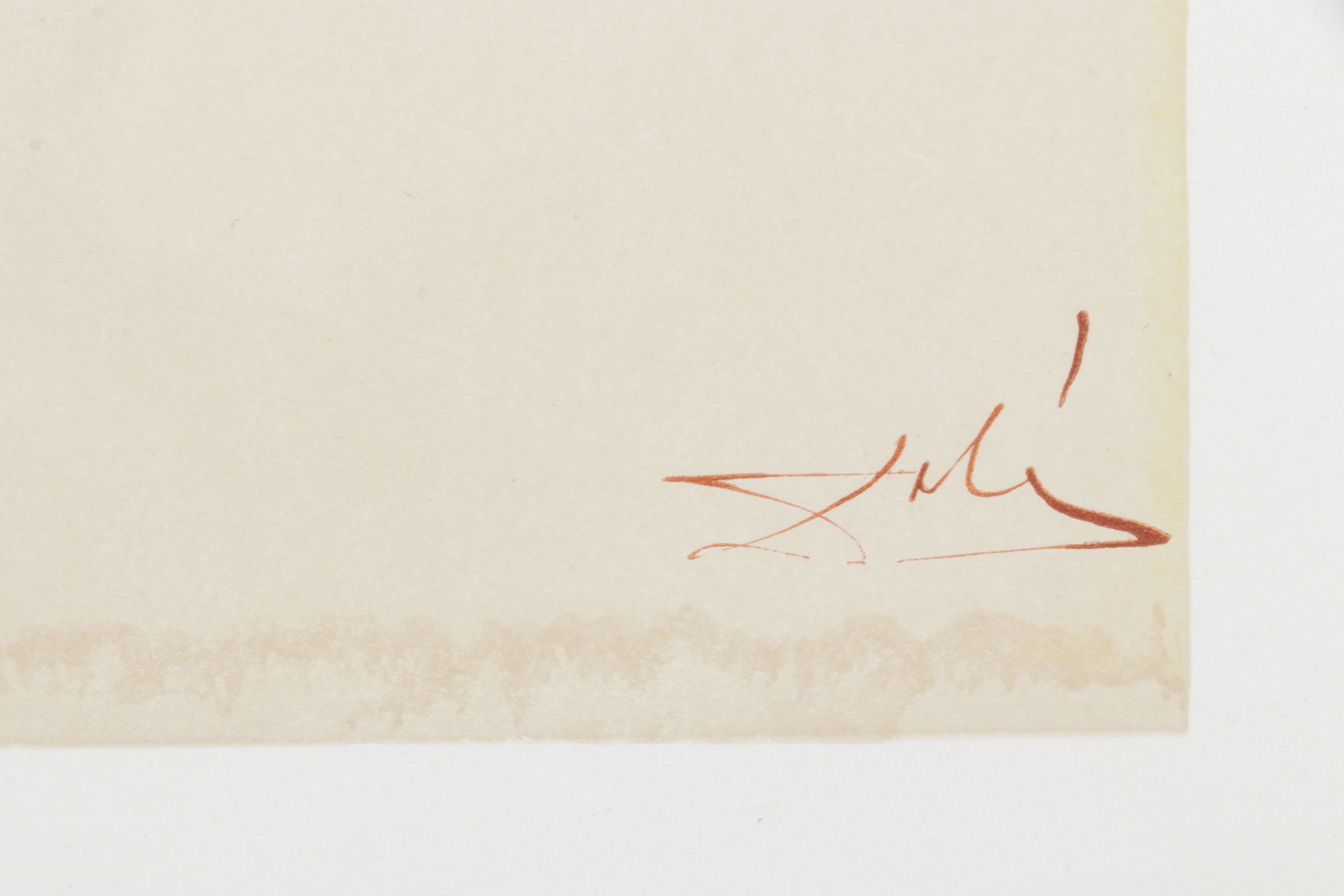 Salvador Dalí Wood Engraving "Départ pour le Grand Voyage," 1960–1964