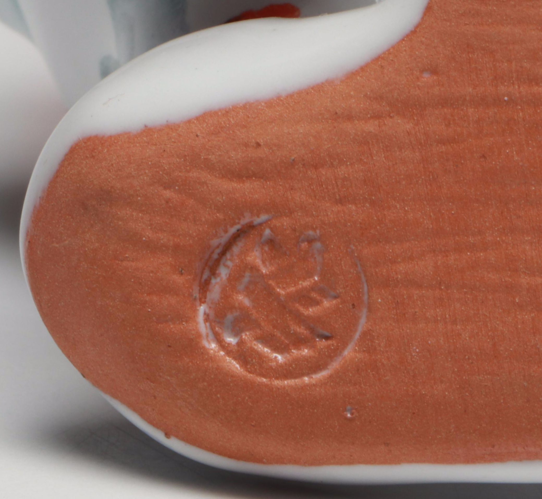 Russian Majolica Terracotta Folk Art Skomorokh Jesters