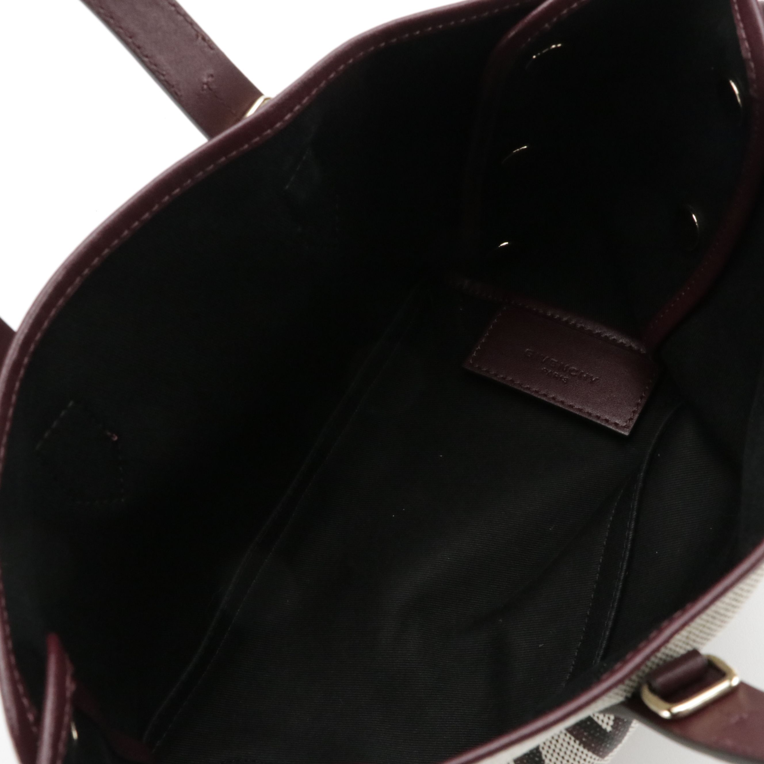 Givenchy Toile Canvas and Leather Mini Bond Two-Way Shopper Tote Bag