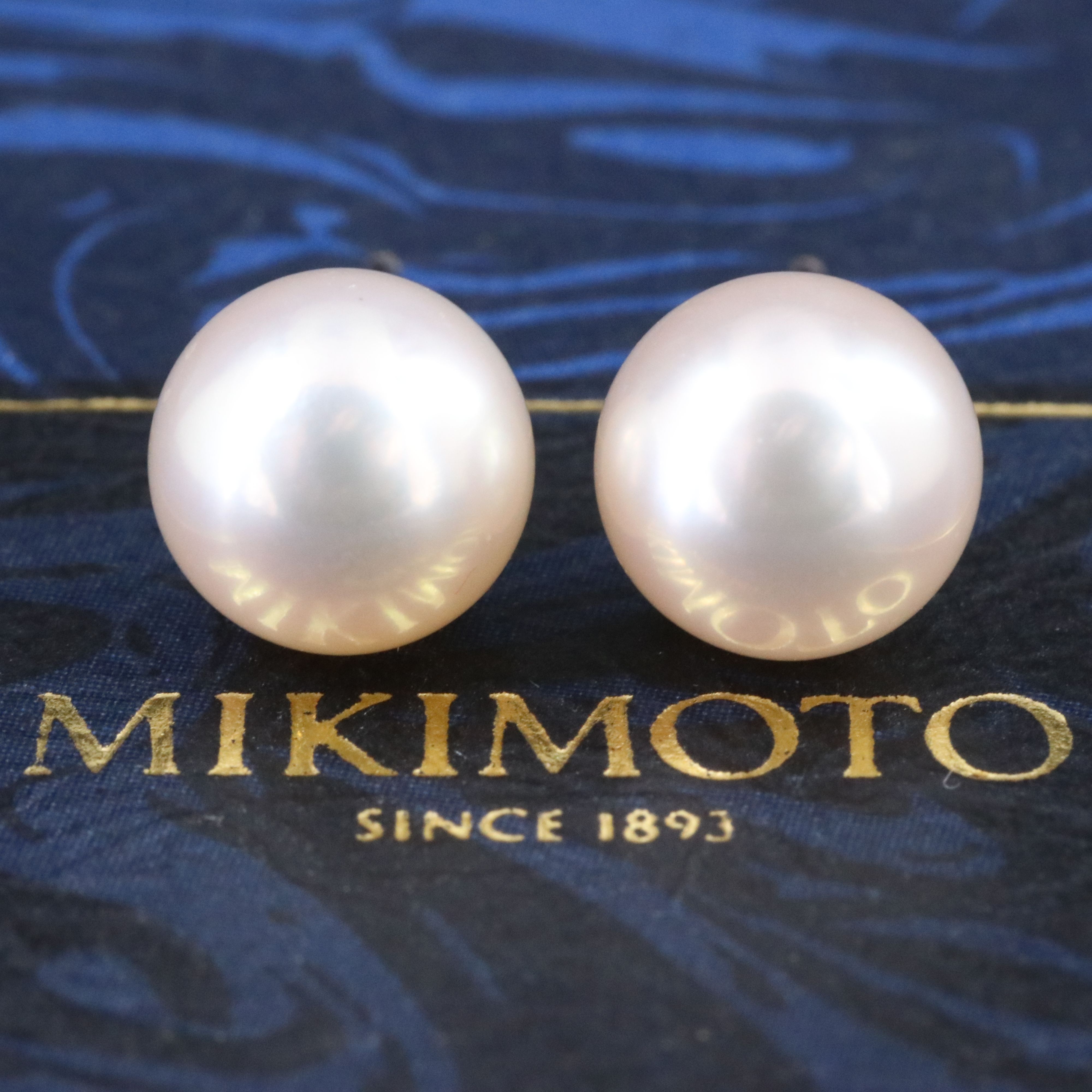 Mikimoto 18K Pearl Stud Earrings