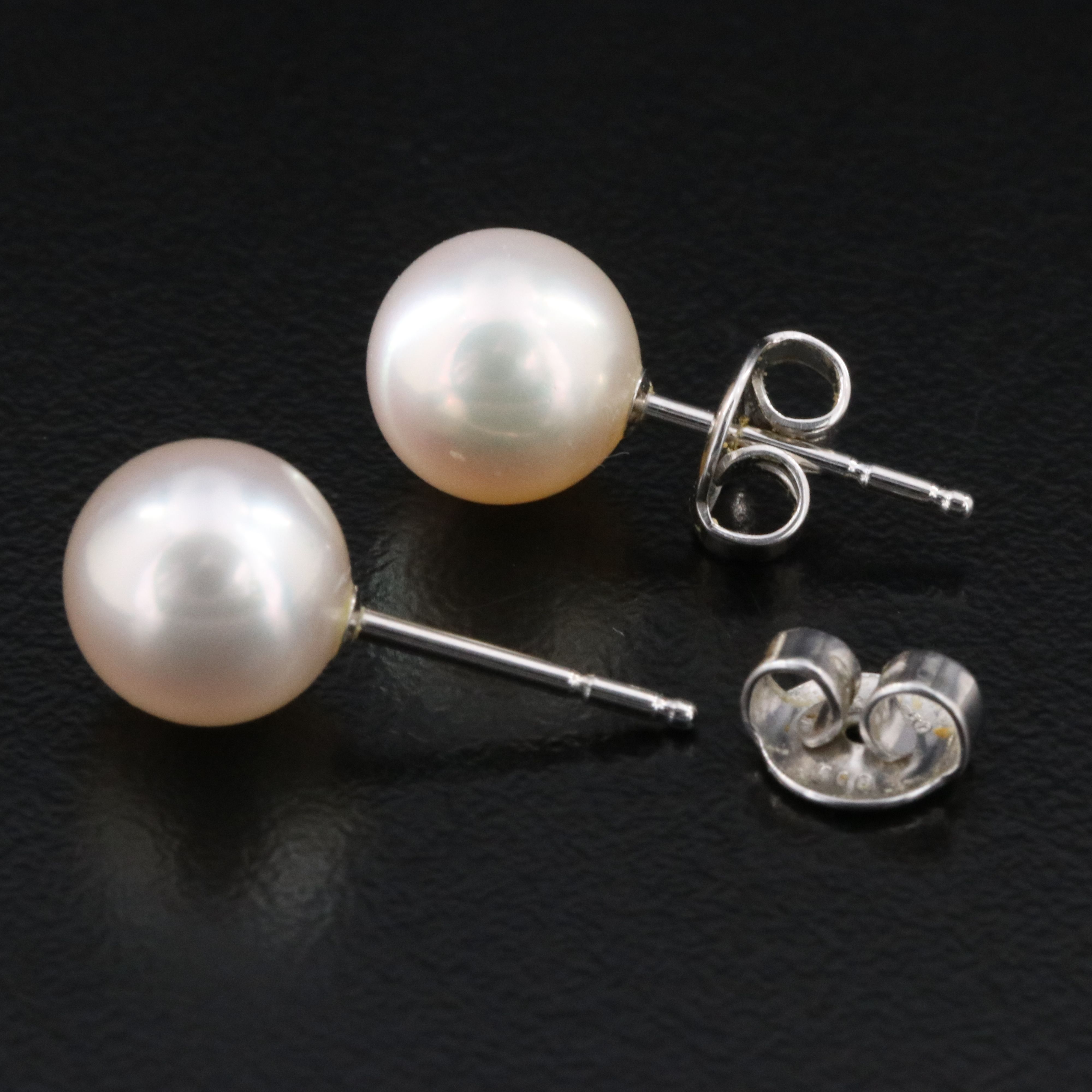 Mikimoto 18K Pearl Stud Earrings