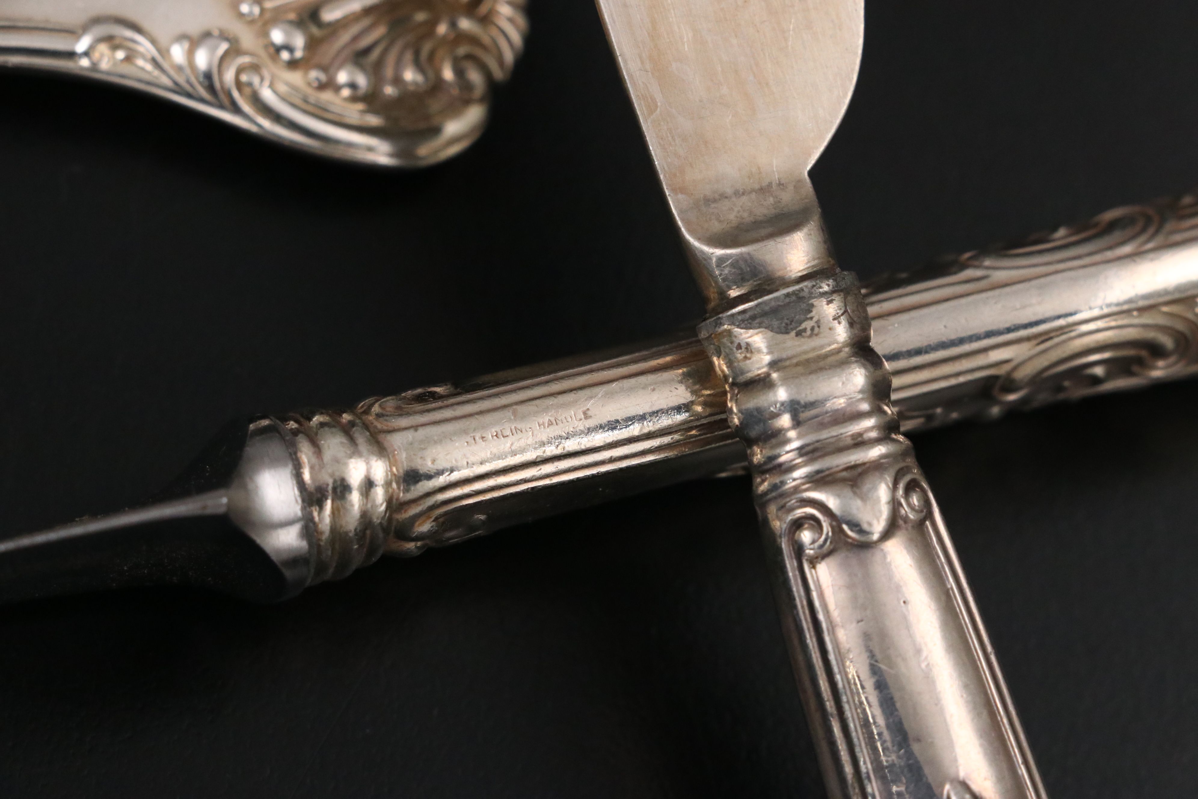 Reed & Barton and European "Kings" Sterling Silver Flatware (Approx. 118 Pieces)