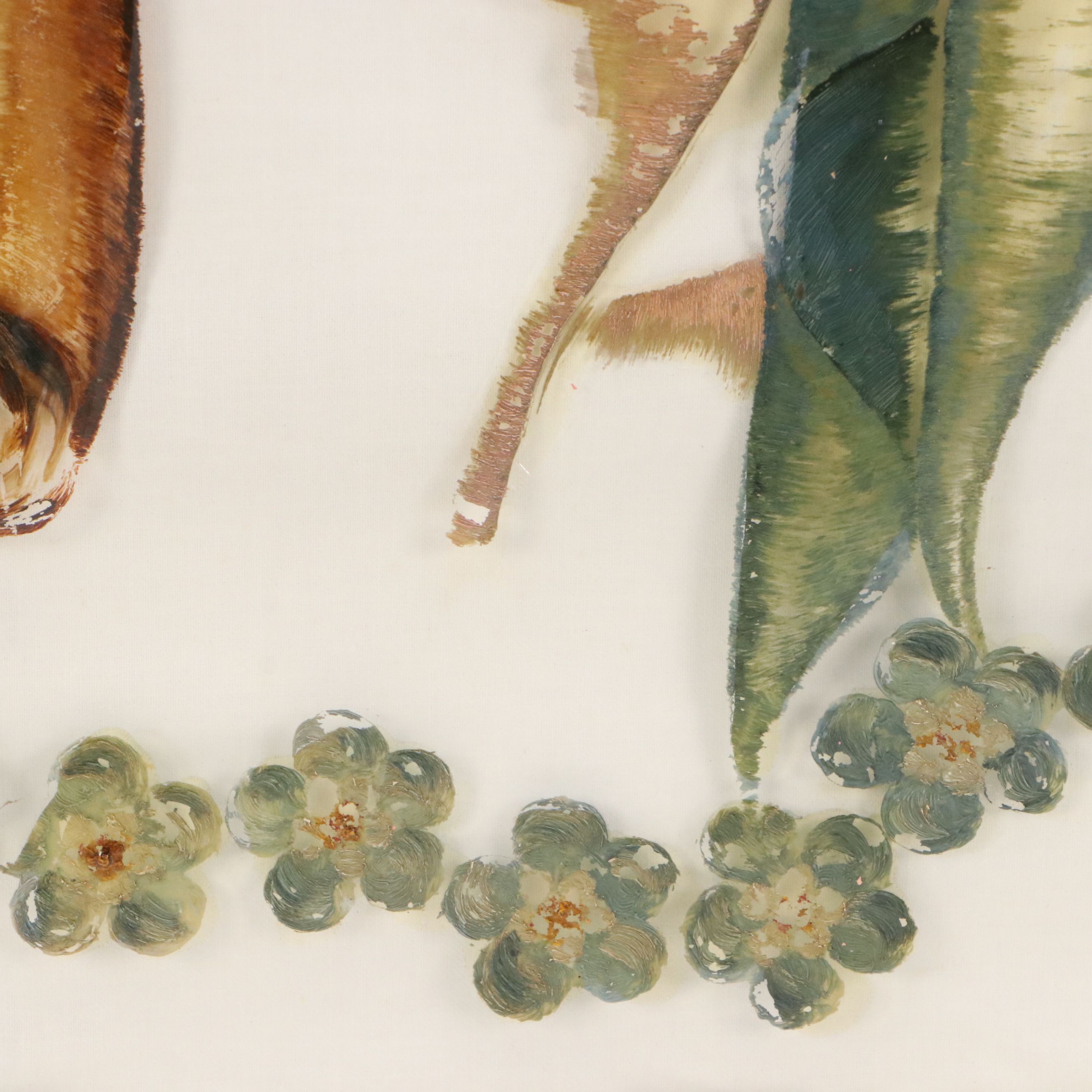 Patricia Paridon Oil Portraits on Glass "M'Lord" and "M'Lady," 1938