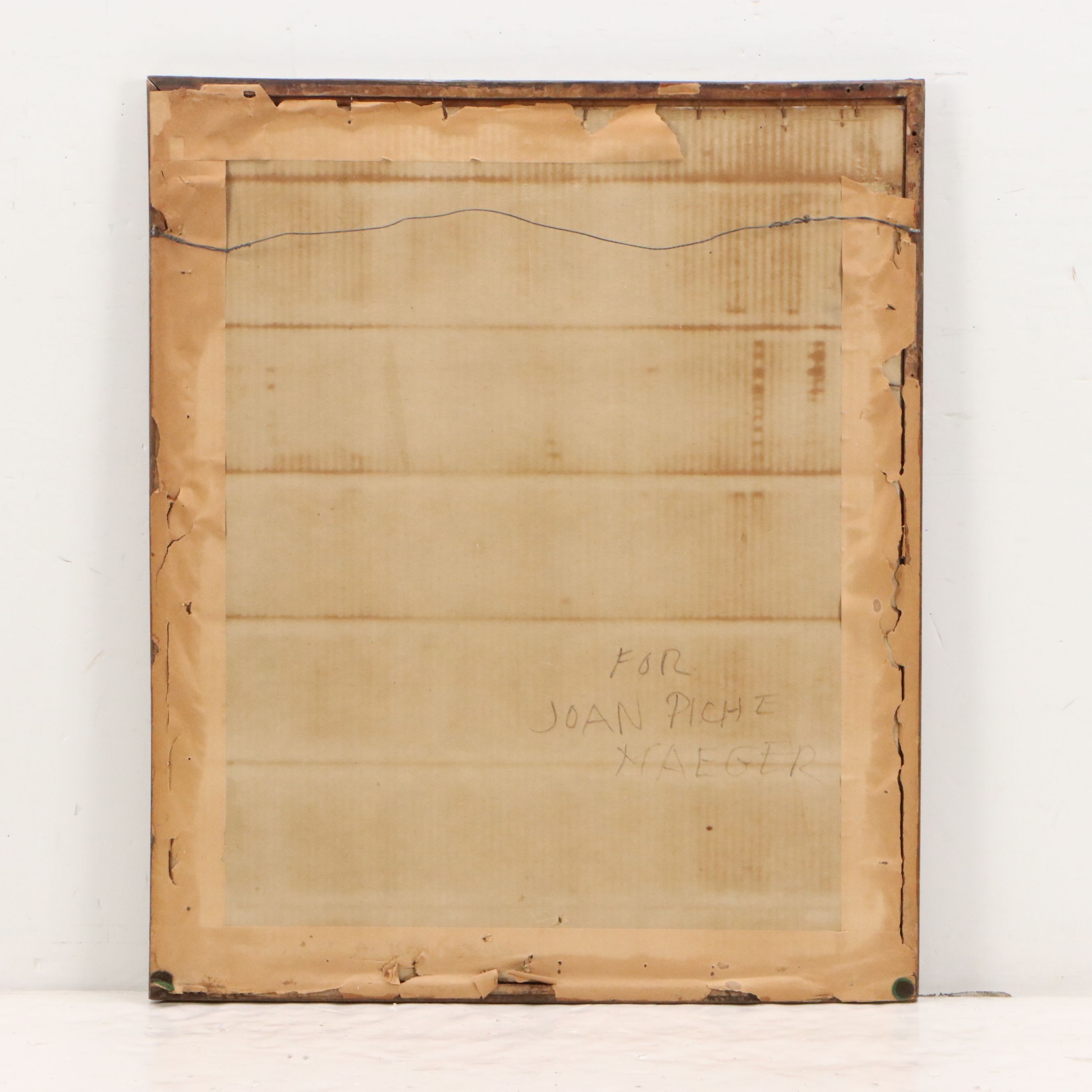 Patricia Paridon Oil Portraits on Glass "M'Lord" and "M'Lady," 1938