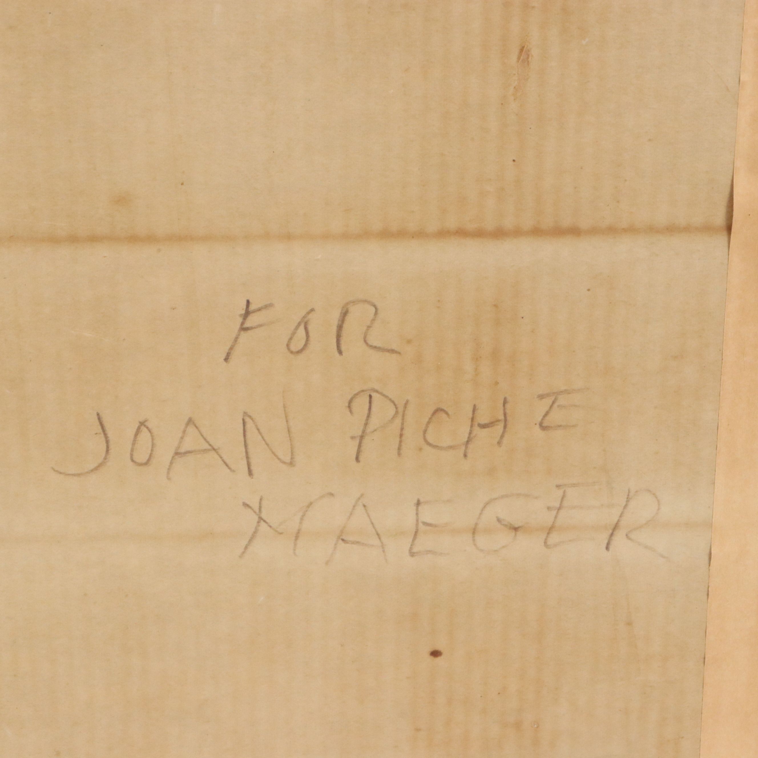 Patricia Paridon Oil Portraits on Glass "M'Lord" and "M'Lady," 1938