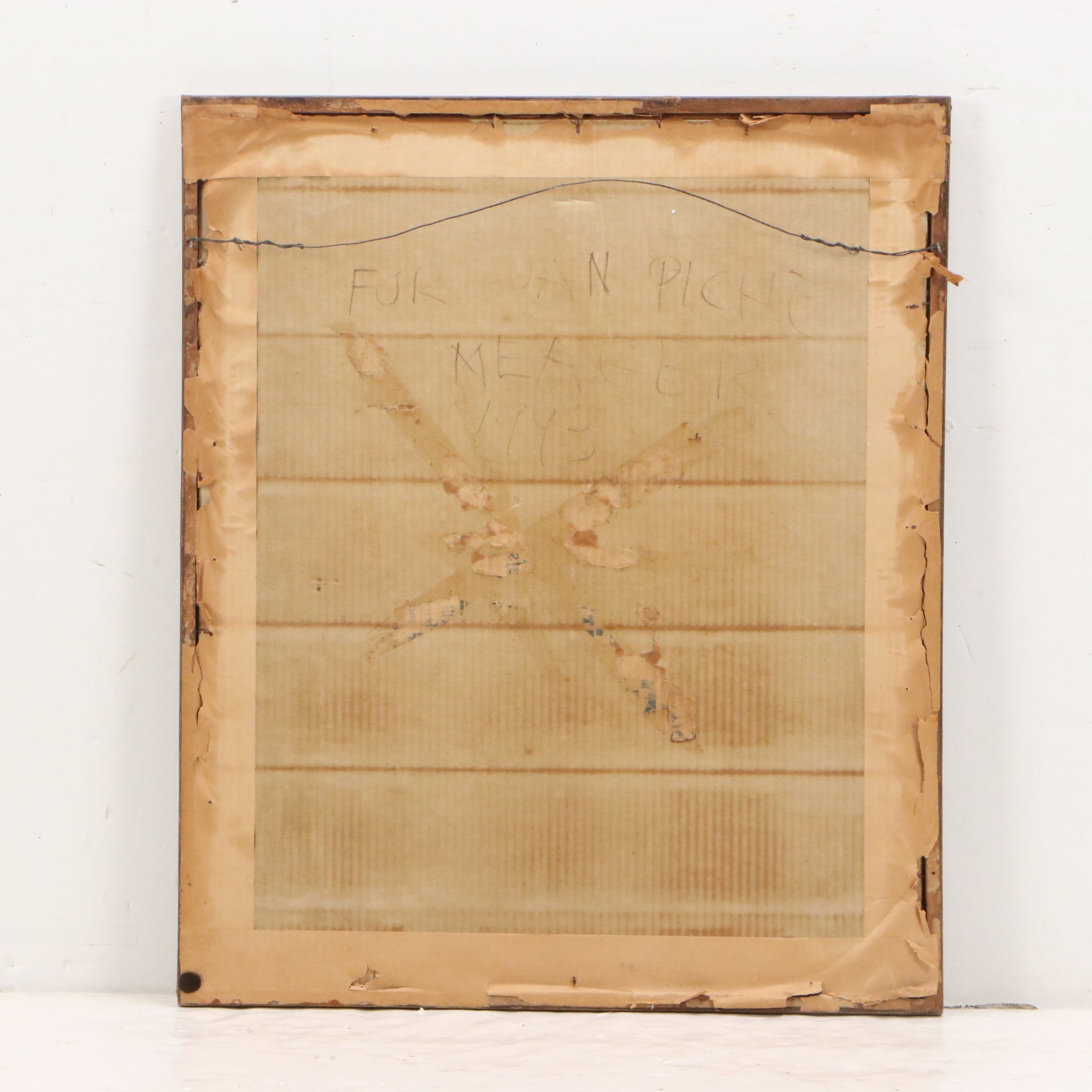 Patricia Paridon Oil Portraits on Glass "M'Lord" and "M'Lady," 1938