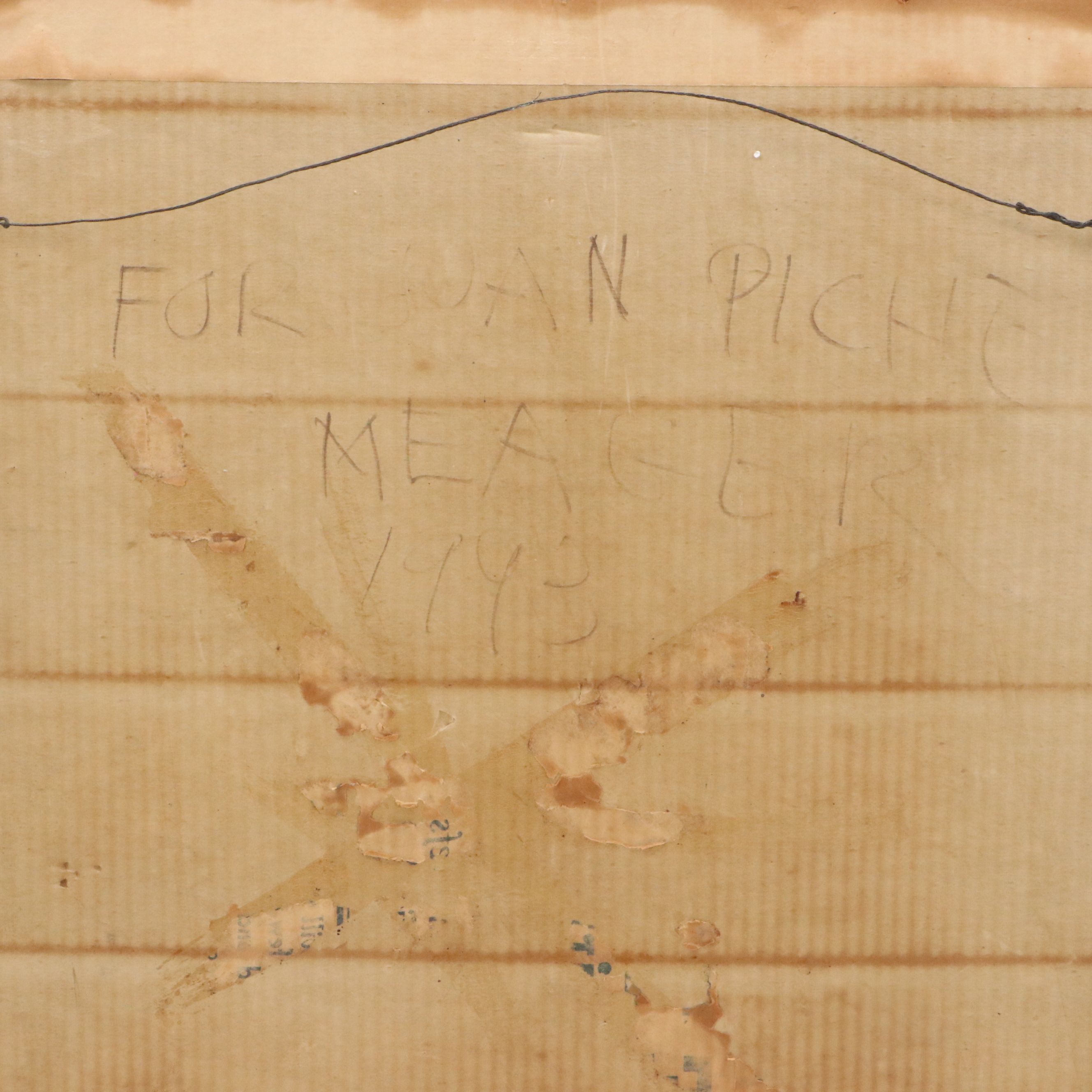 Patricia Paridon Oil Portraits on Glass "M'Lord" and "M'Lady," 1938