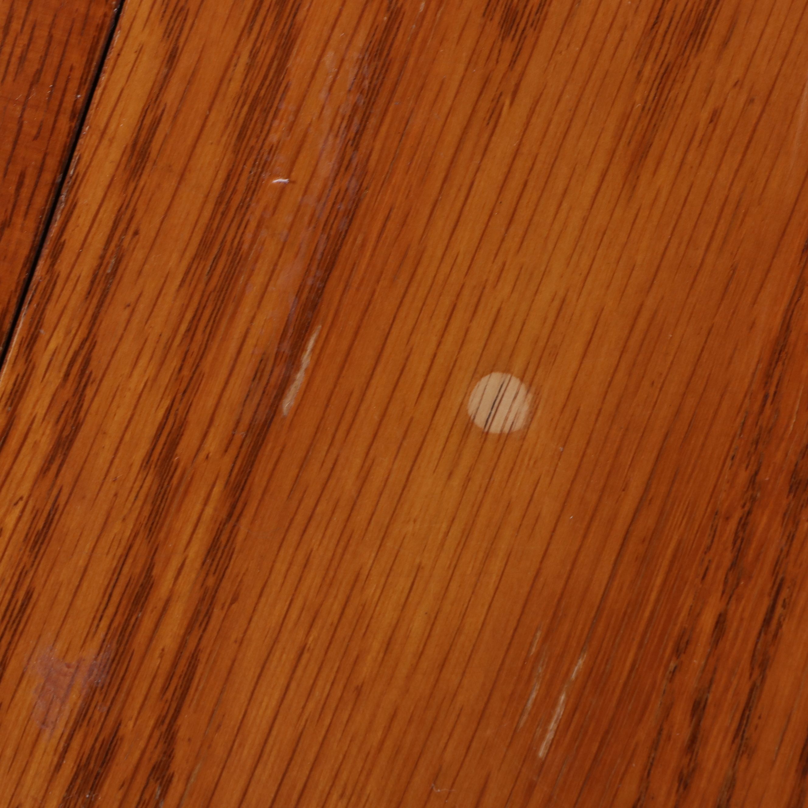 Nine Piece Mid Century French Provincial Style Dining Set with Cane Back Chairs