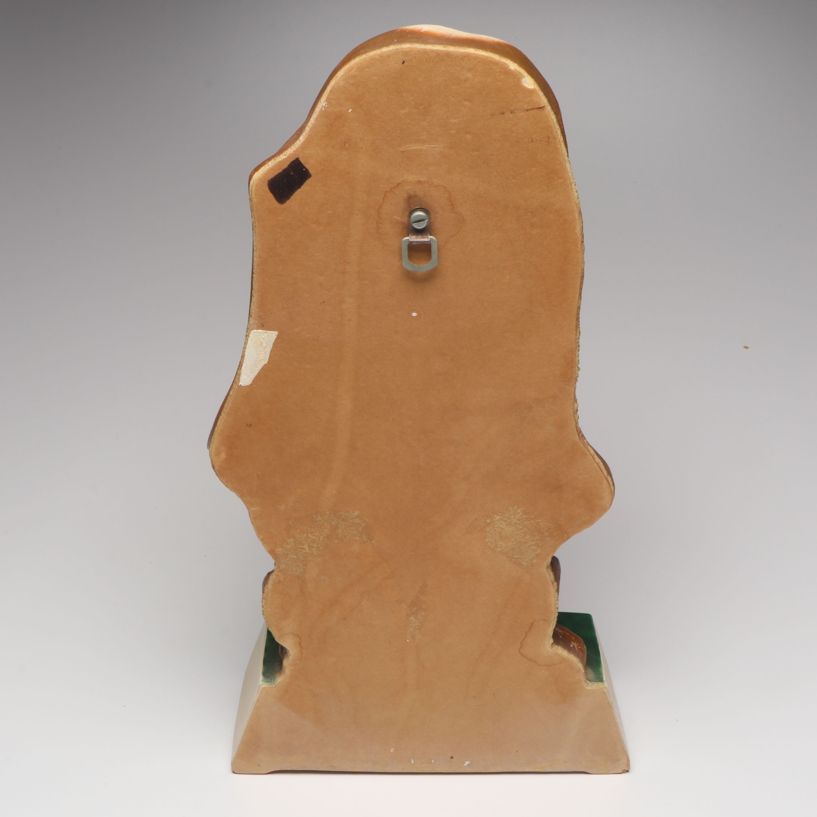 Basset Hound Wall Hanging with Bank and Figurine, Late 20th Century