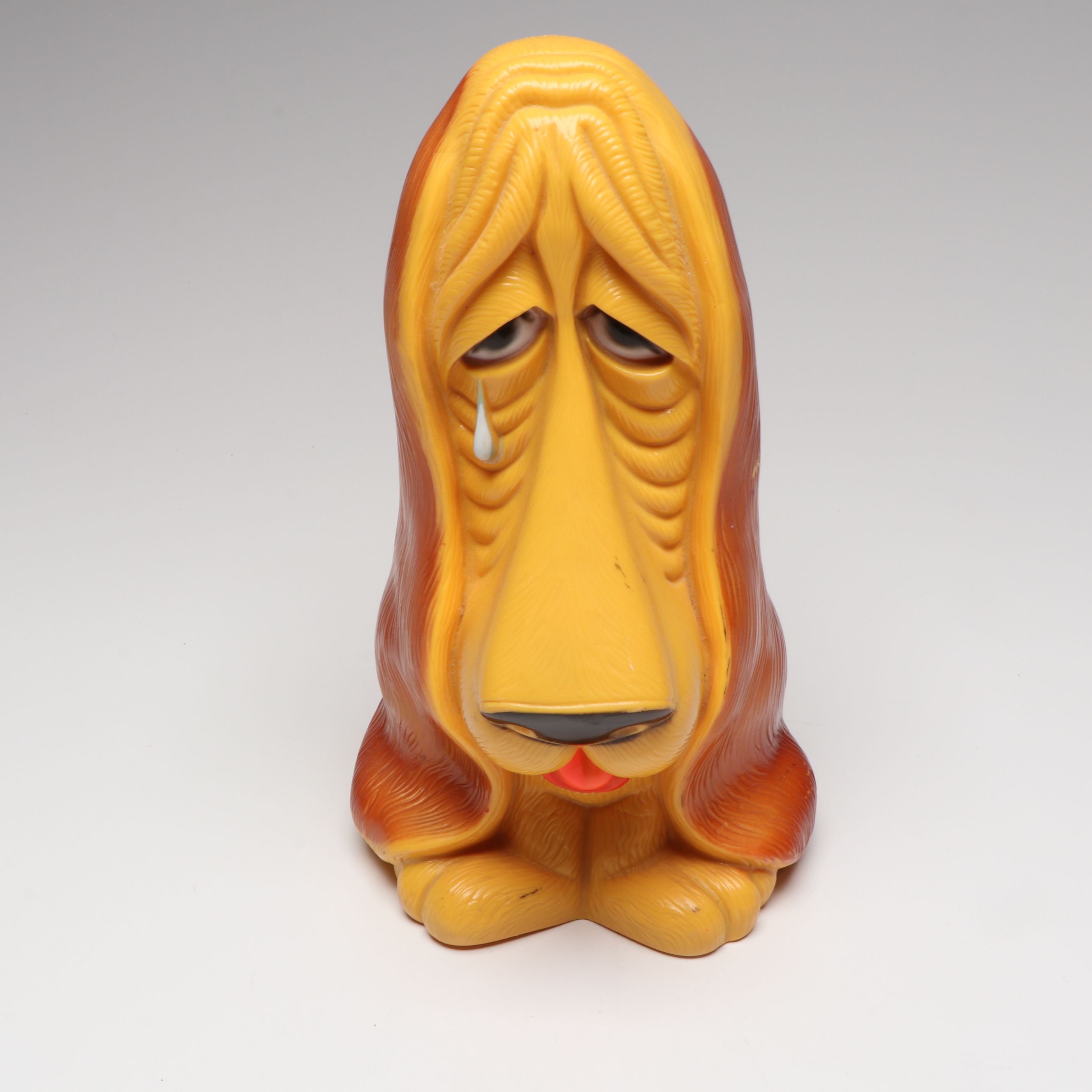 Basset Hound Wall Hanging with Bank and Figurine, Late 20th Century