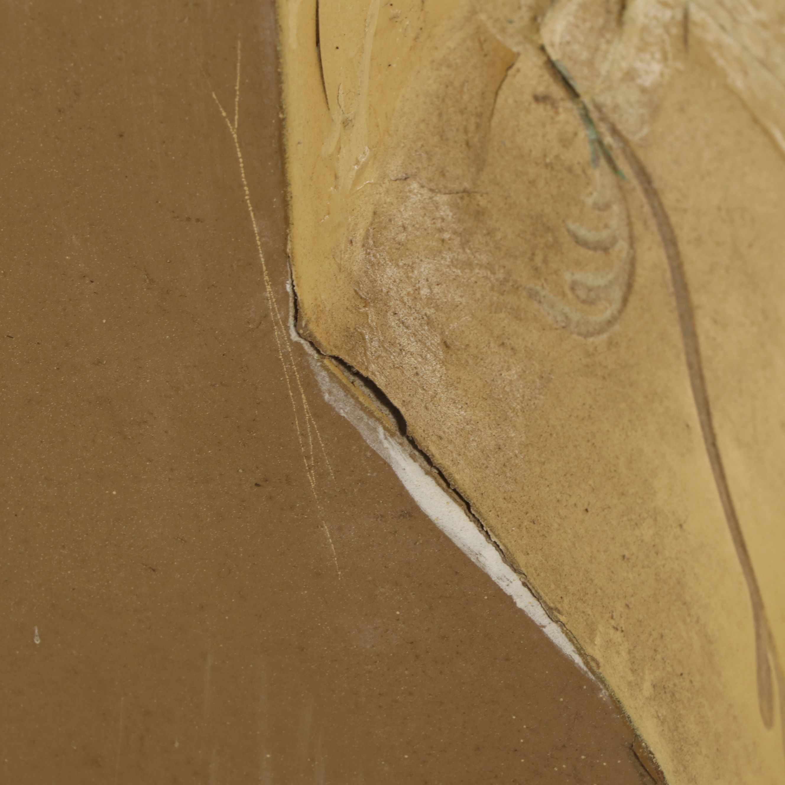 Baroque Style Paint-Decorated Wooden Bombe Chest