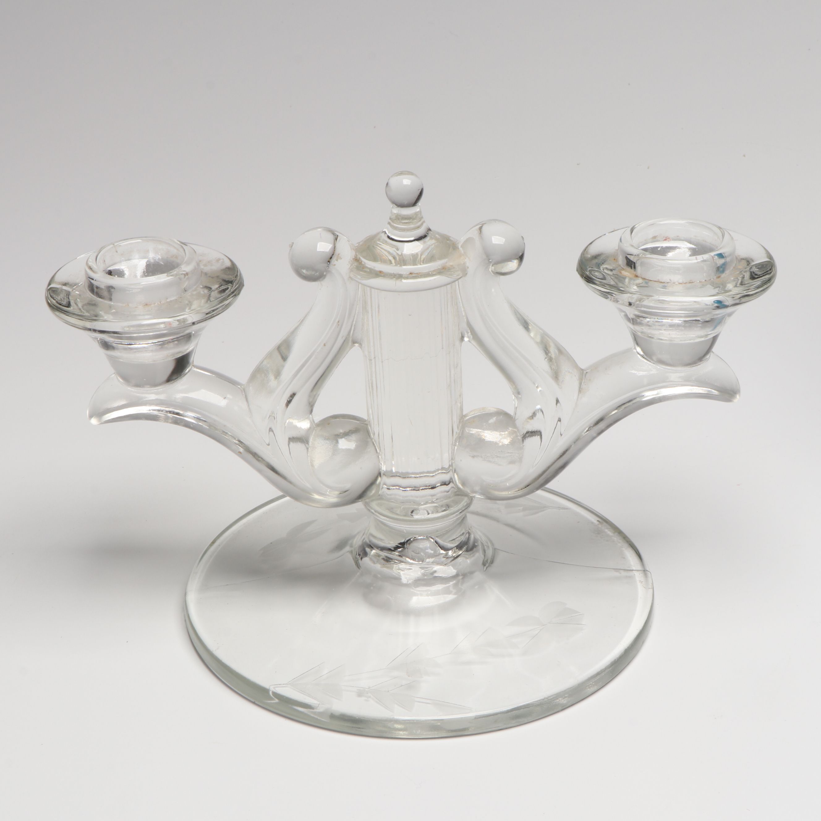 Victorian Style Bristol & Opaline Glass Vessels, American Candlesticks