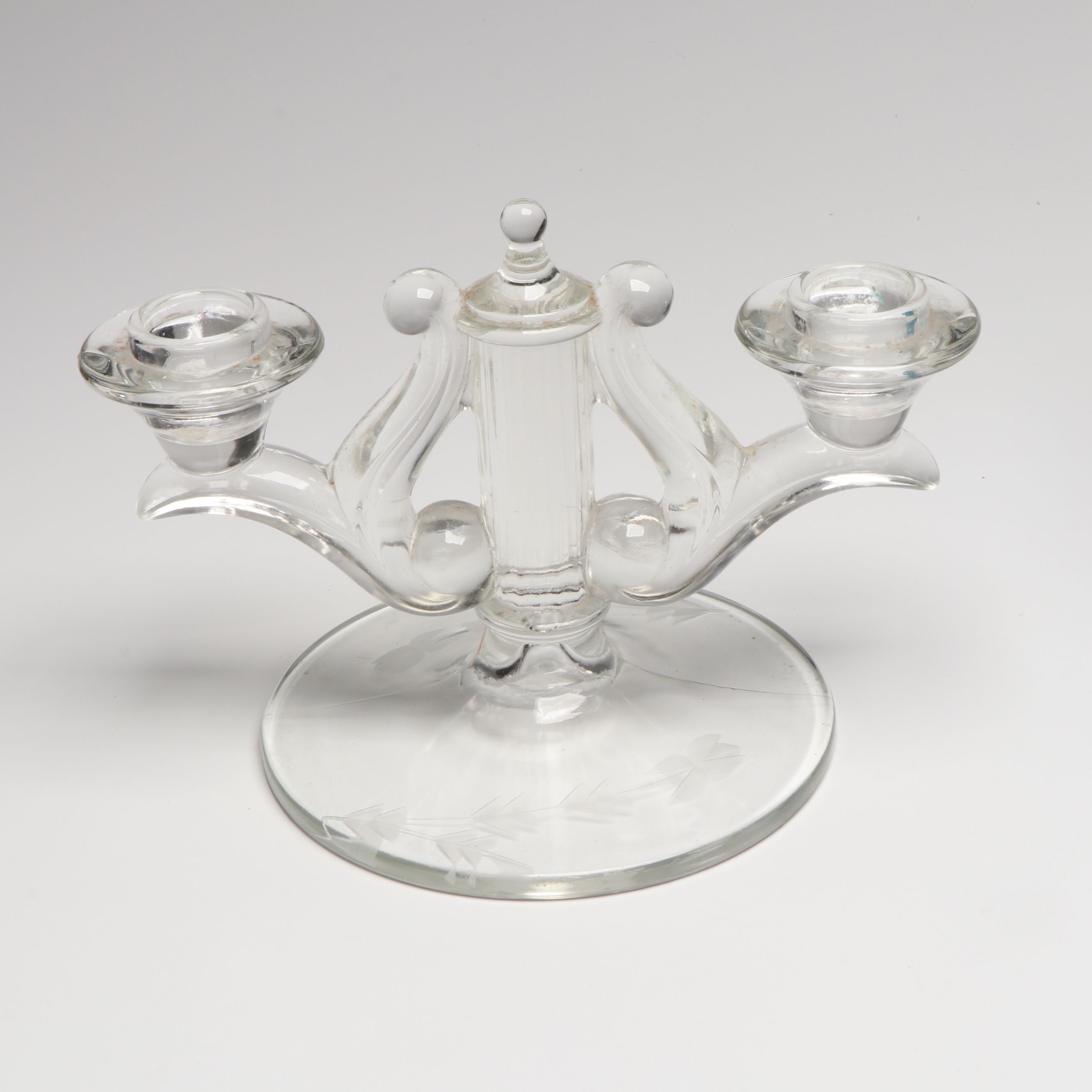 Victorian Style Bristol & Opaline Glass Vessels, American Candlesticks