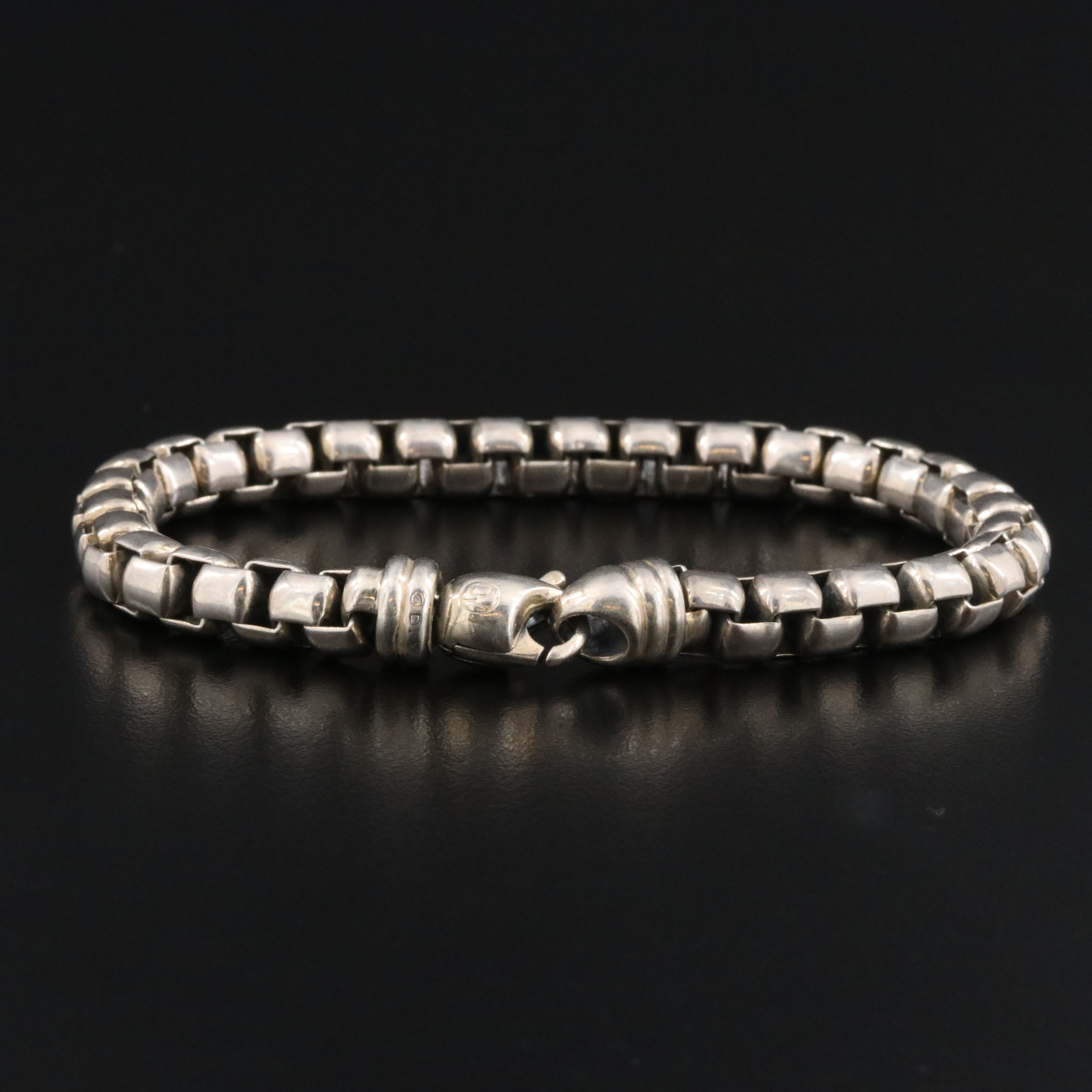 David Yurman Sterling Box Chain Bracelet
