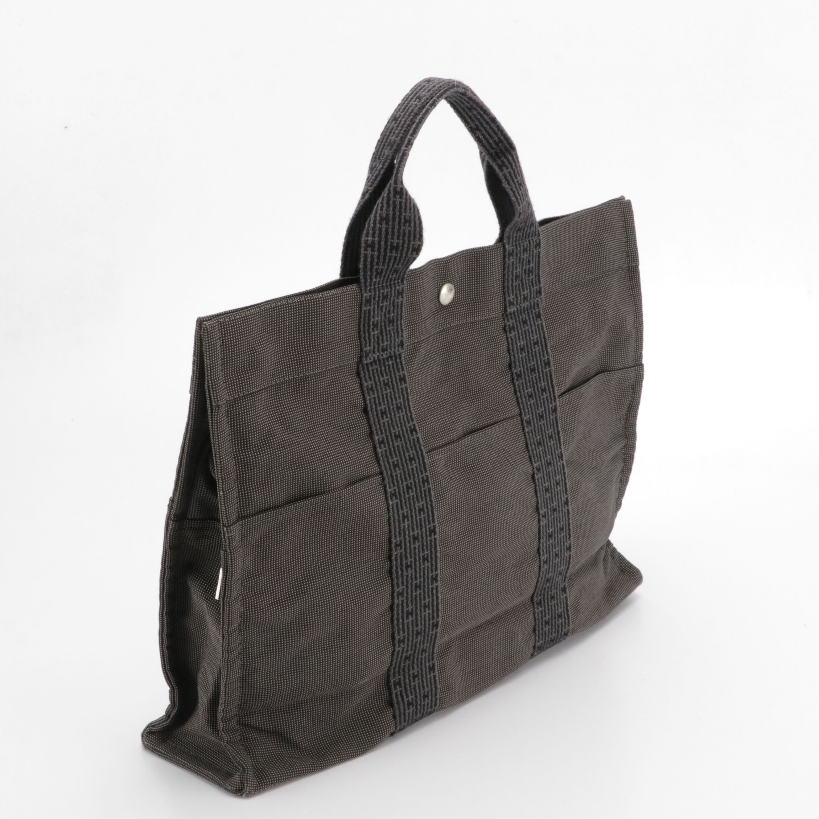 Hermès Toile Canvas Herline Tote MM