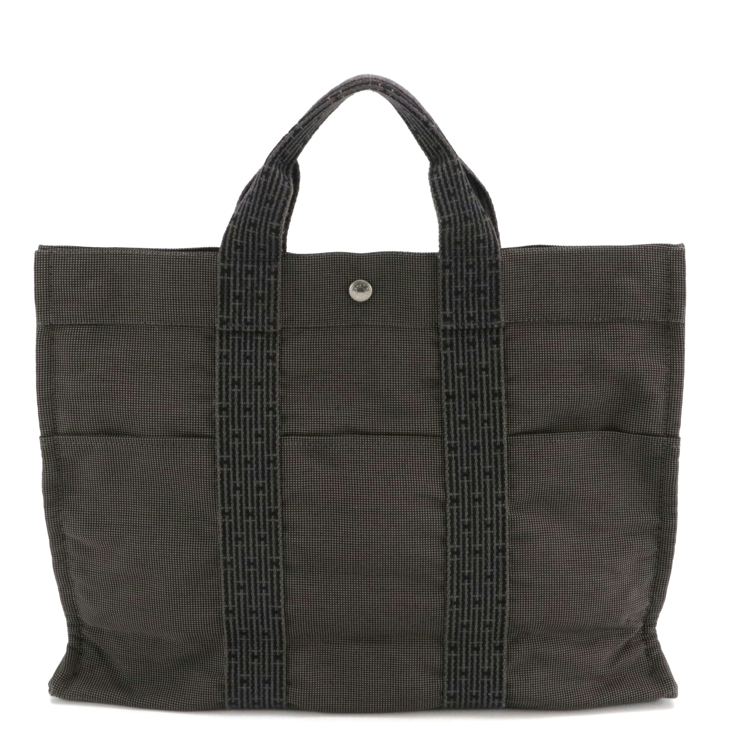 Hermès Toile Canvas Herline Tote MM