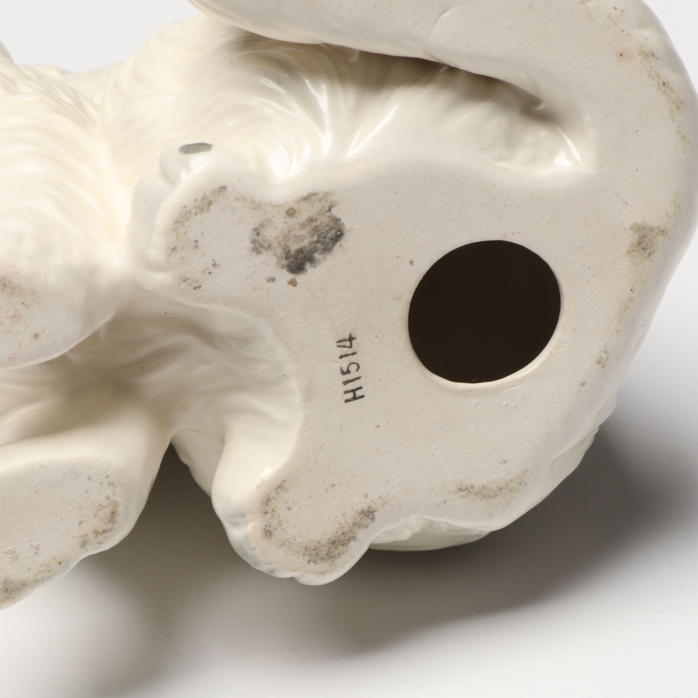 DeVilbiss Hand-Painted Perfume Bottle with Porcelain and Other Table Accessories