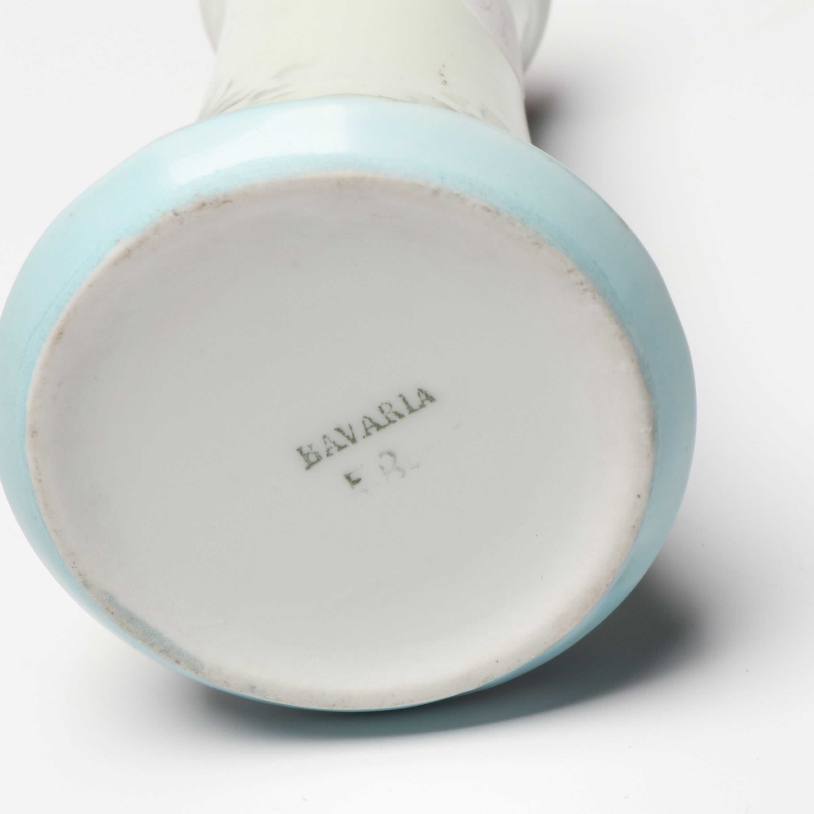 DeVilbiss Hand-Painted Perfume Bottle with Porcelain and Other Table Accessories