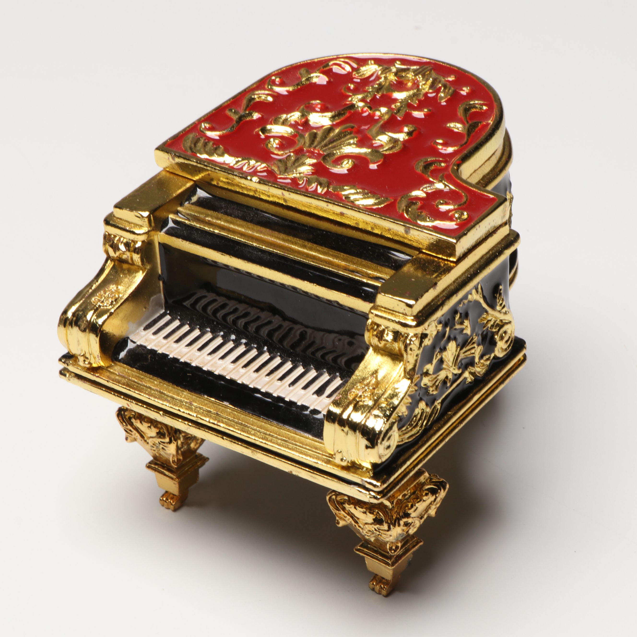 DeVilbiss Hand-Painted Perfume Bottle with Porcelain and Other Table Accessories